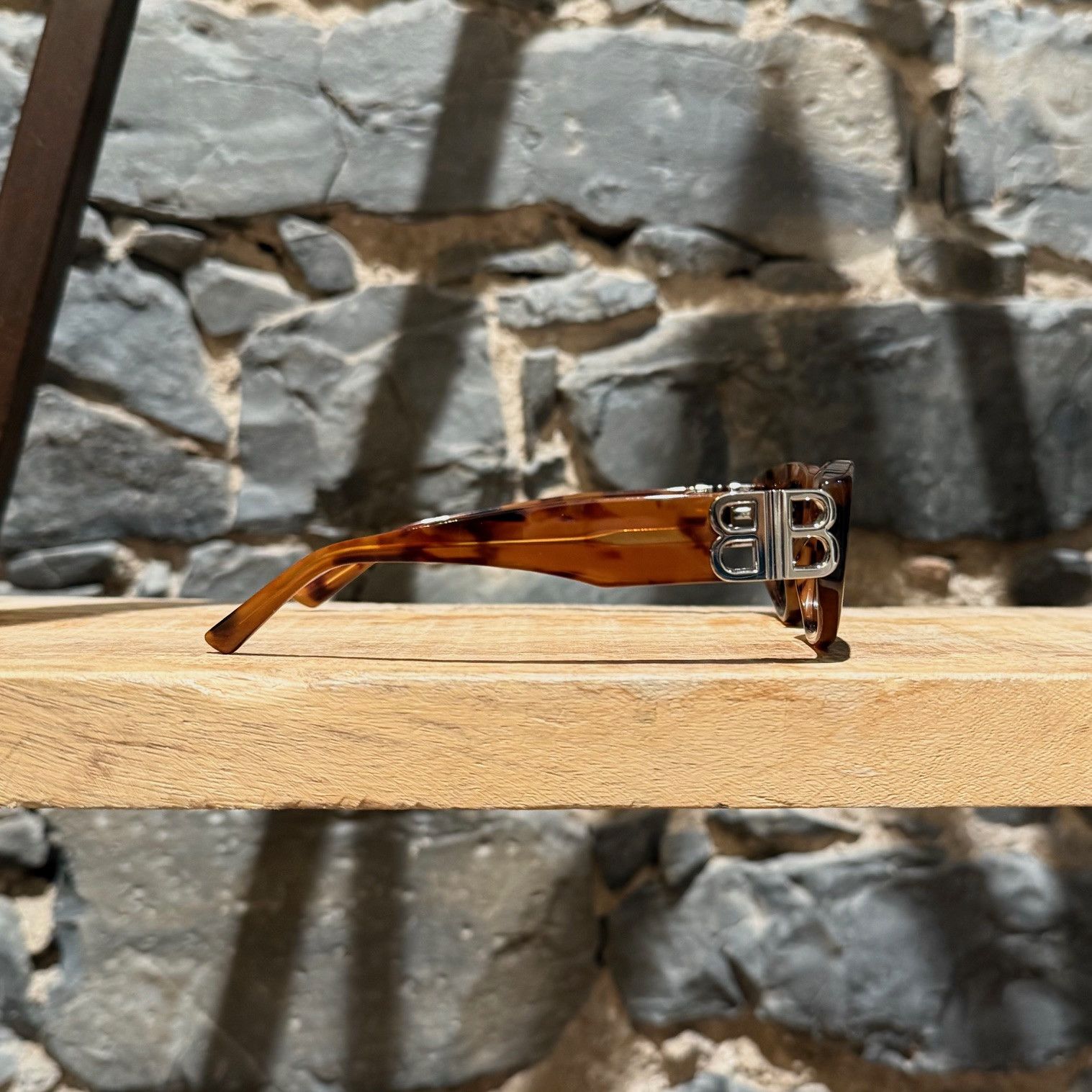 Balenciaga Balenciaga BB0095S Brown Cat Eyes Sunglasses Size ONE SIZE - 4 Thumbnail