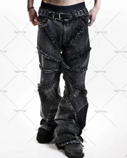 Japanese Brand Kinuka x Mina Y2k Retro Oversized Punk Retro Hip Hop Jeans Size US 32 / EU 48 - 4 Thumbnail