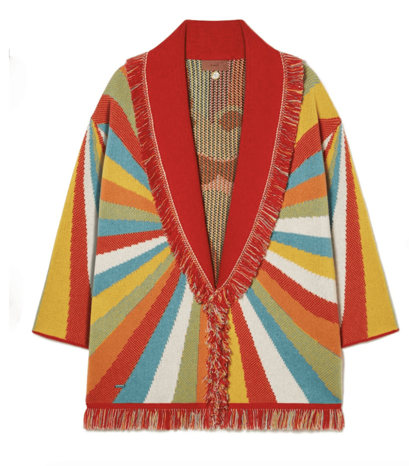 Alanui RARE $3,720 Cashmere Rolling Stones Cardigan Size ONE SIZE - 6 Thumbnail