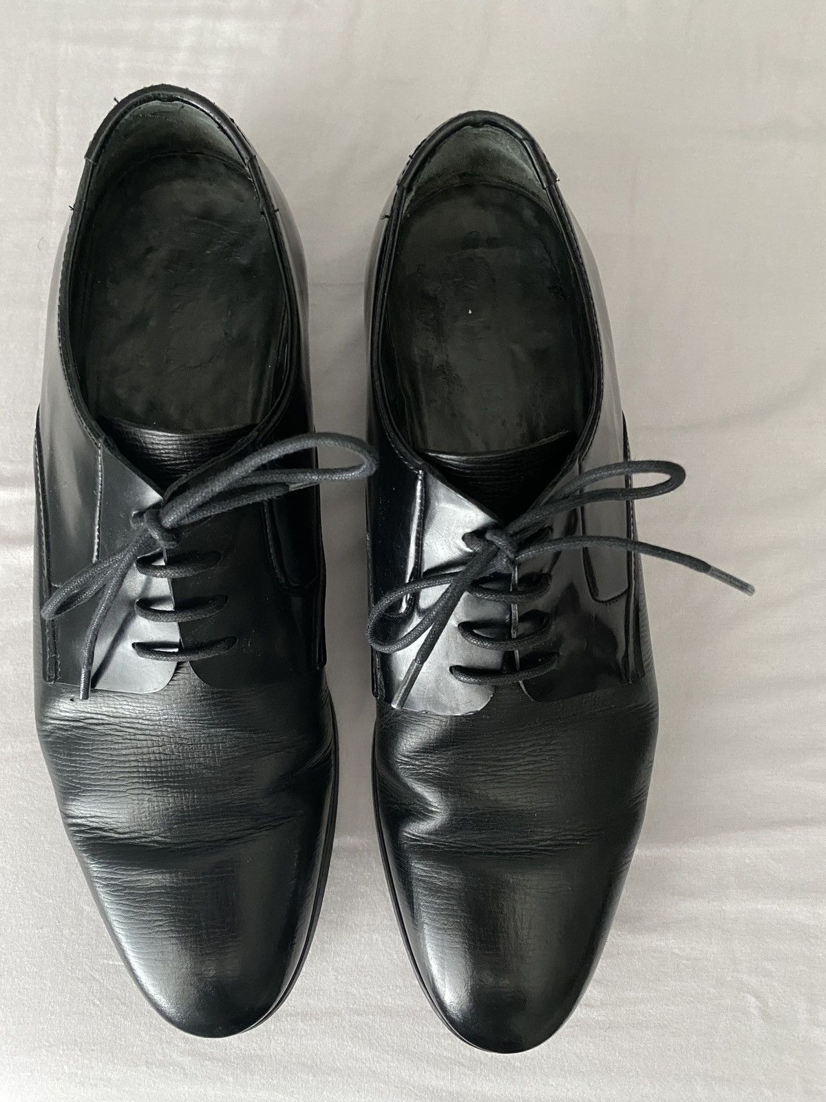 Lanvin Leather and Patent Leather Dress Shoe - Lanvin Size US 10 / EU 43 - 3 Thumbnail