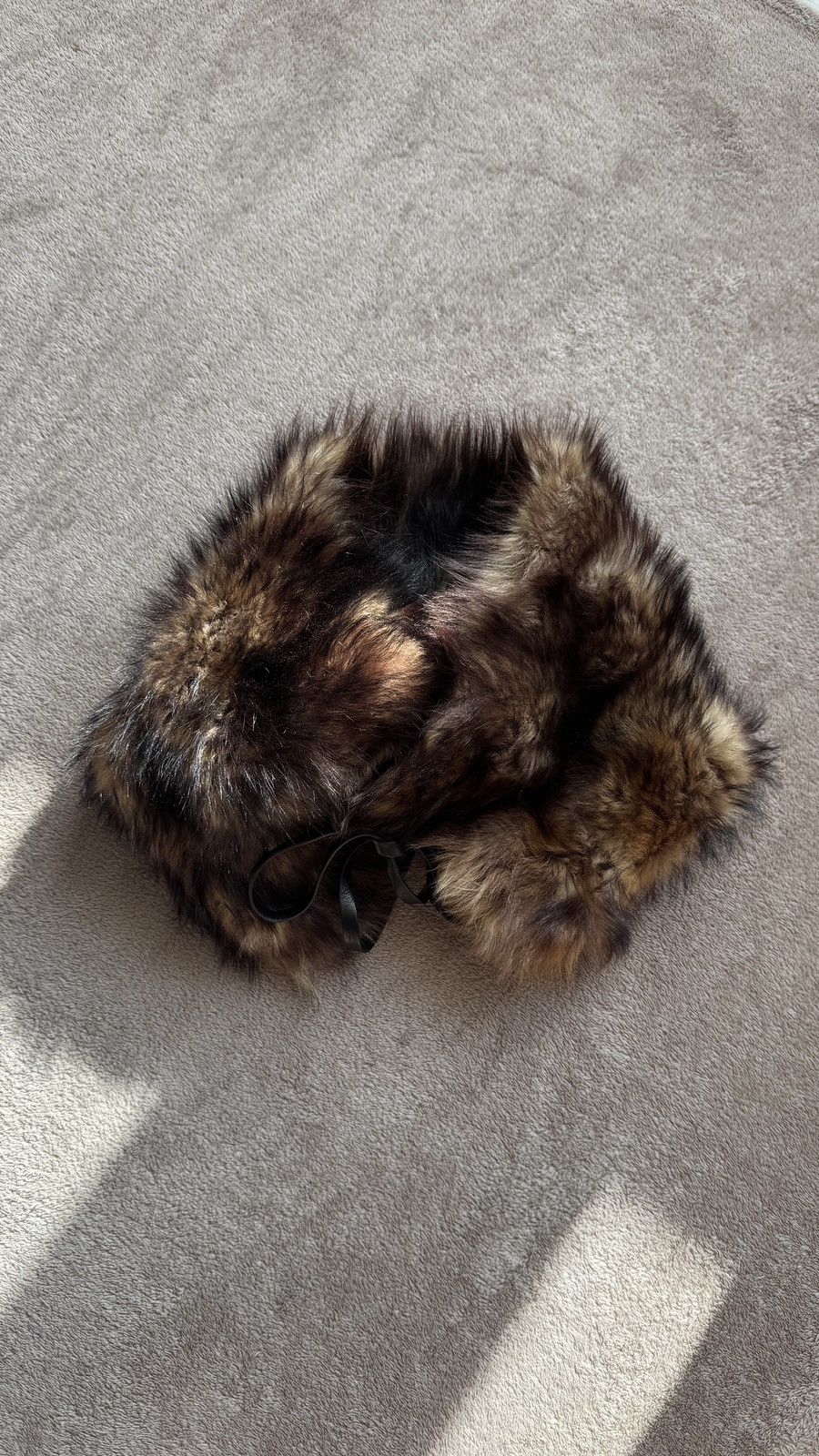 Giorgio Armani Giorgio Armani Fur Scarf Collar margiela gucci balenciaga Size ONE SIZE - 1 Thumbnail