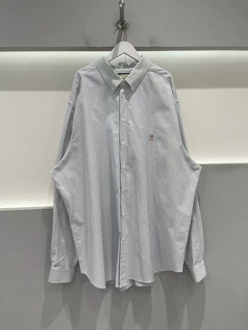 Gucci Gucci Striped piglet embroidery shirt 2501-Nextarrow Size US S / EU 44-46 / 1 - 1 Thumbnail