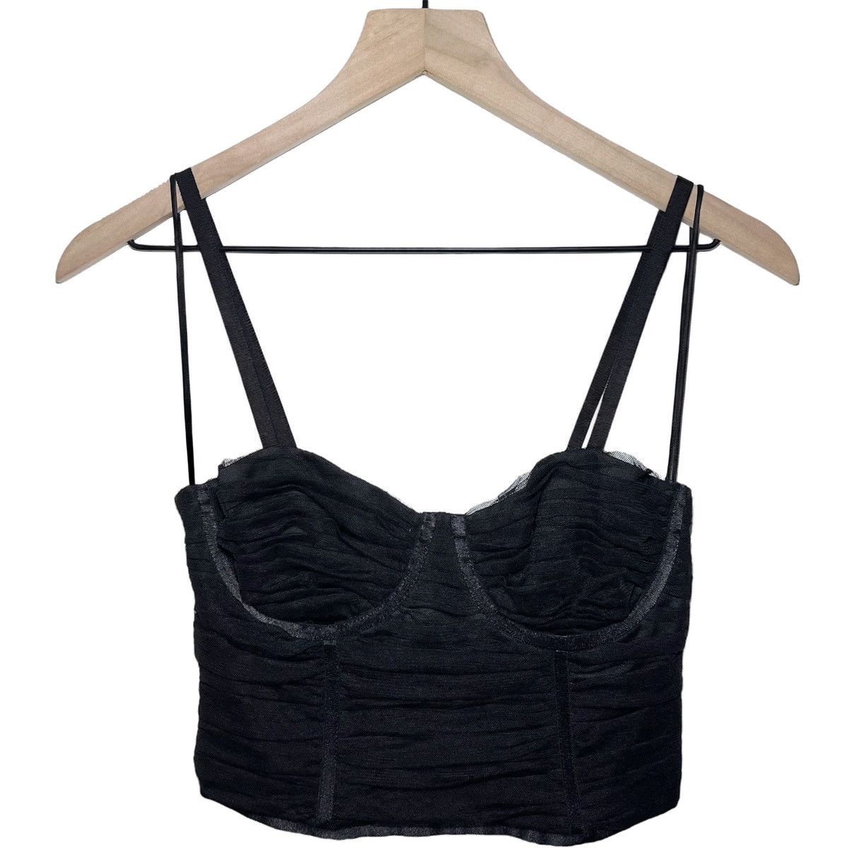 Alice + Olivia Alice + Olivia Damia Ruched Bustier Top Size XS / US 0-2 / IT 36-38 - 1 Thumbnail