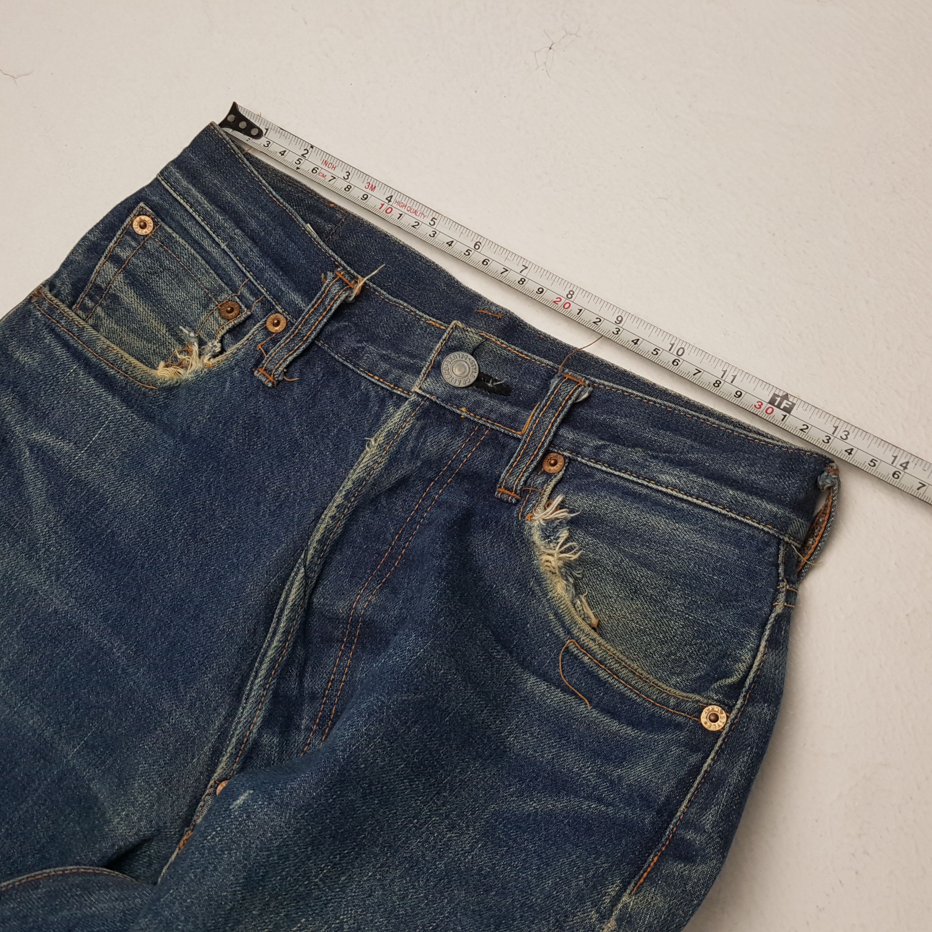Evisu × Japanese Brand × Vintage Vintage EVIS Japanese Brand Daicock Custom Style Jeans Size US 26 / EU 42 - 7 Thumbnail