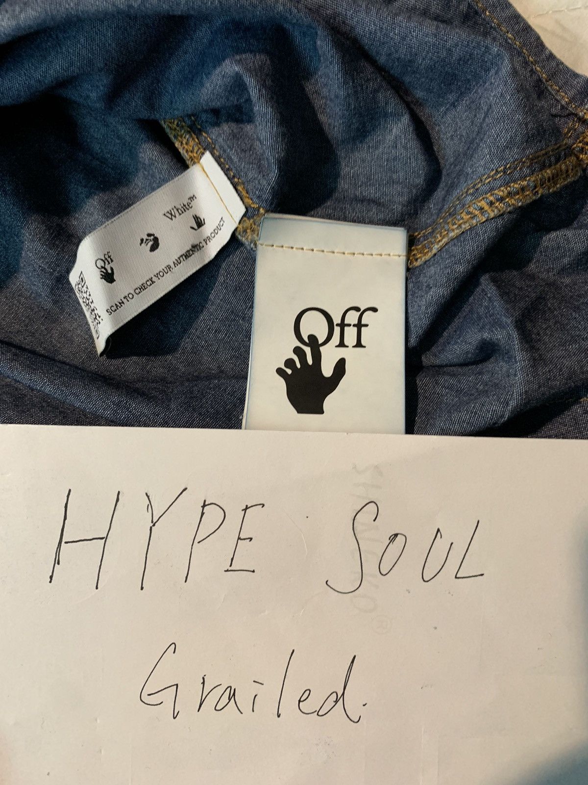 Off-White OFF-WHITE ""STAFF GARMENT"" SHIRT Size US XXS / EU 40 - 11 Thumbnail