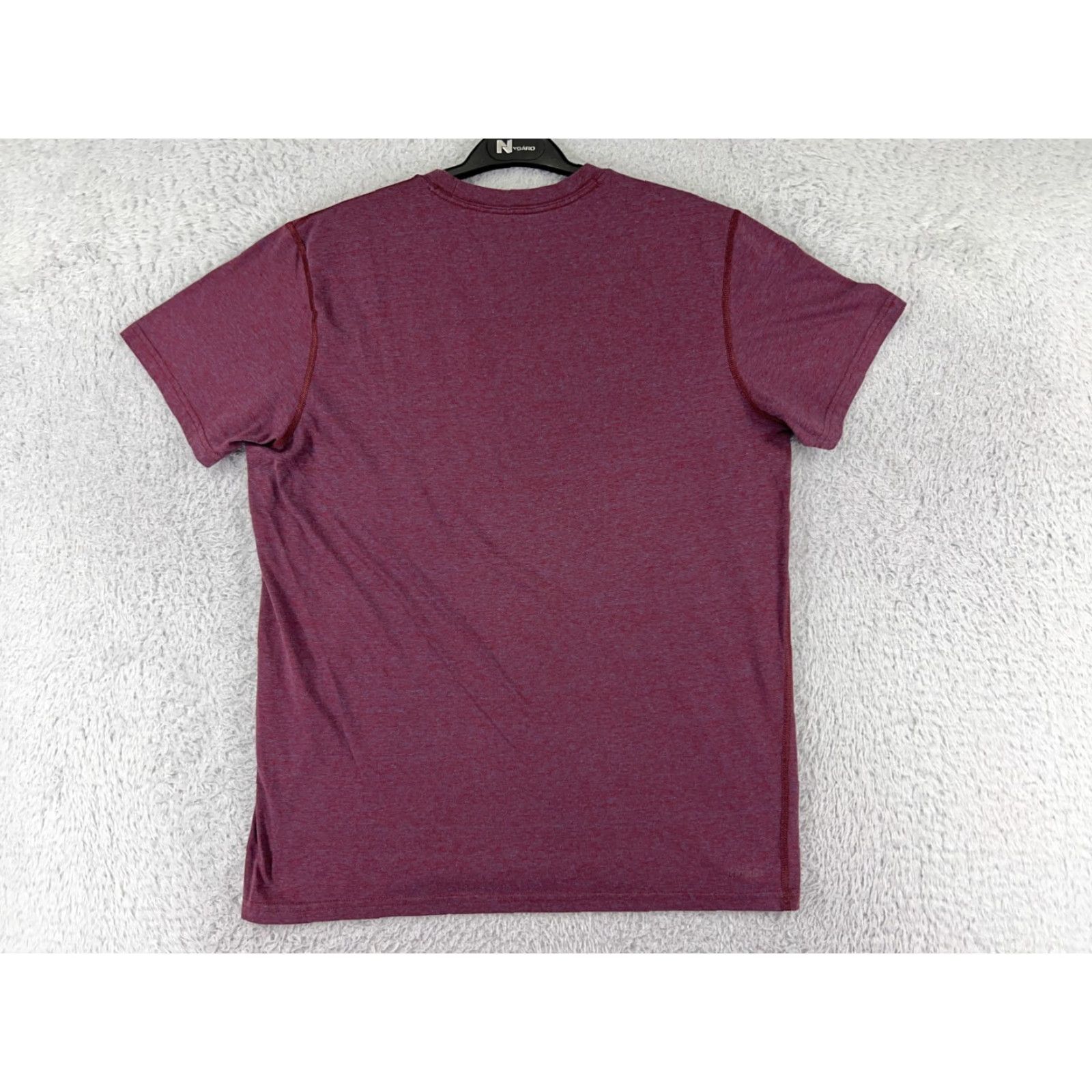 Adidas Adidas Shirt Mens Large Red Heath Short Sleeve Crew Neck Polyester Logo T-Shirt Sports Size US L / EU 52-54 / 3 - 2 Thumbnail
