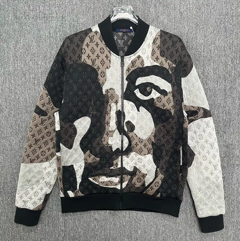 Louis Vuitton Louis Vuitton Brown Quilted Bomber Jacket 0089 Size US M / EU 48-50 / 2 - 1 Thumbnail