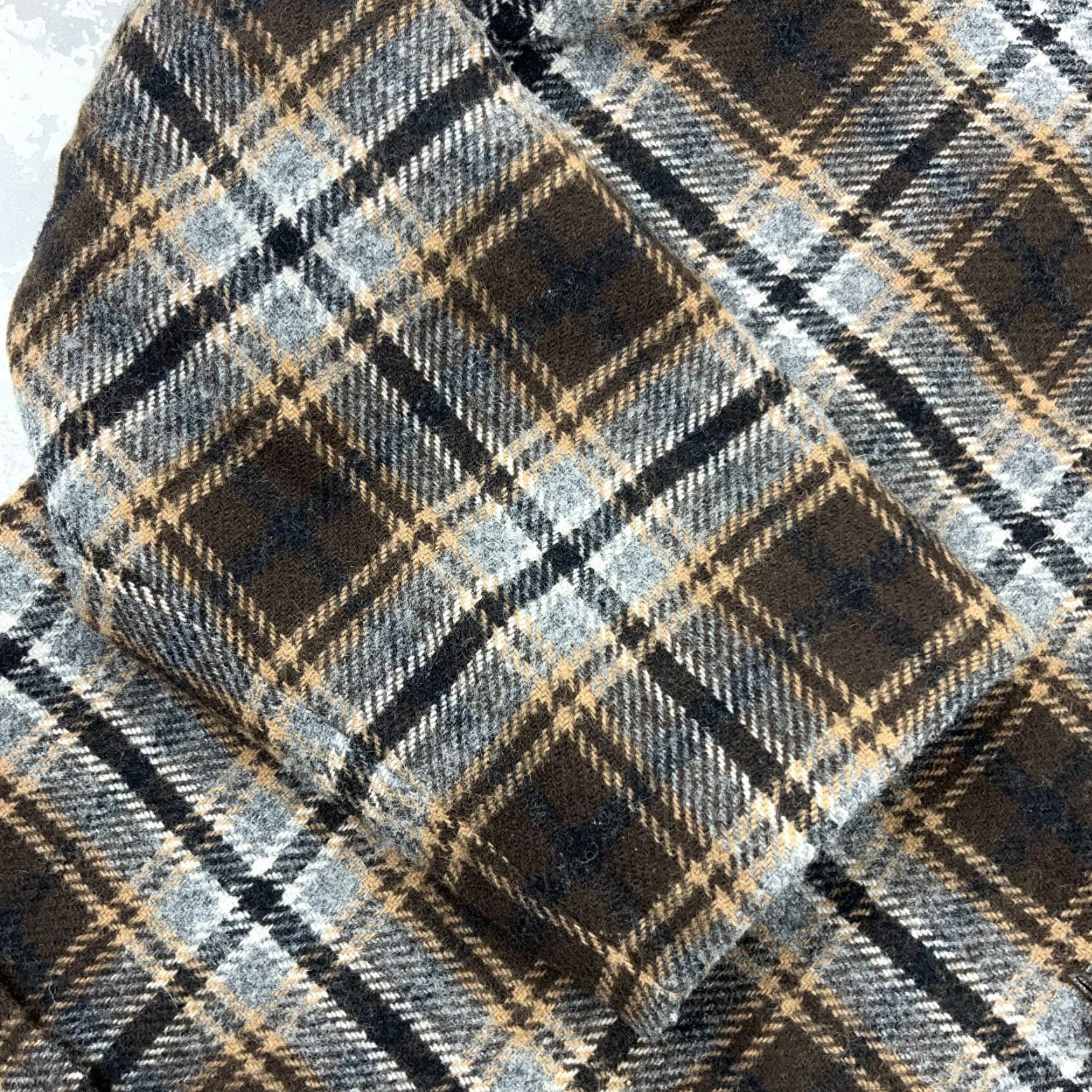 Pendleton VINTAGE Pendleton Women's Wool Blazer Jacket Long Sleeve Plaid Tartan Tweed Fall Winter XL Brown Size XL / US 12-14 / IT 48-50 - 4 Thumbnail