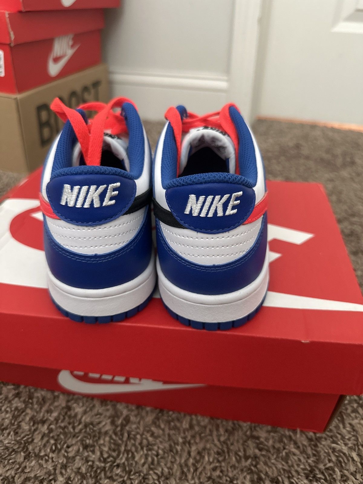 Nike Nike Dunk Crimson Game Royal (GS) Size US 6 / EU 39 - 5 Thumbnail