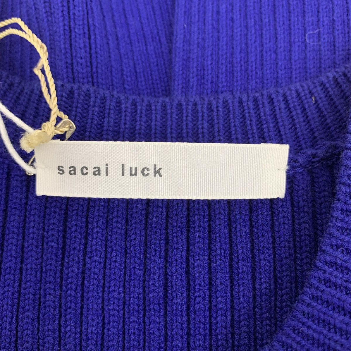 Sacai Sacai Luck Crew Neck Bubble Short Sleeve Knit Top K26WX Size M / US 6-8 / IT 42-44 - 5 Thumbnail