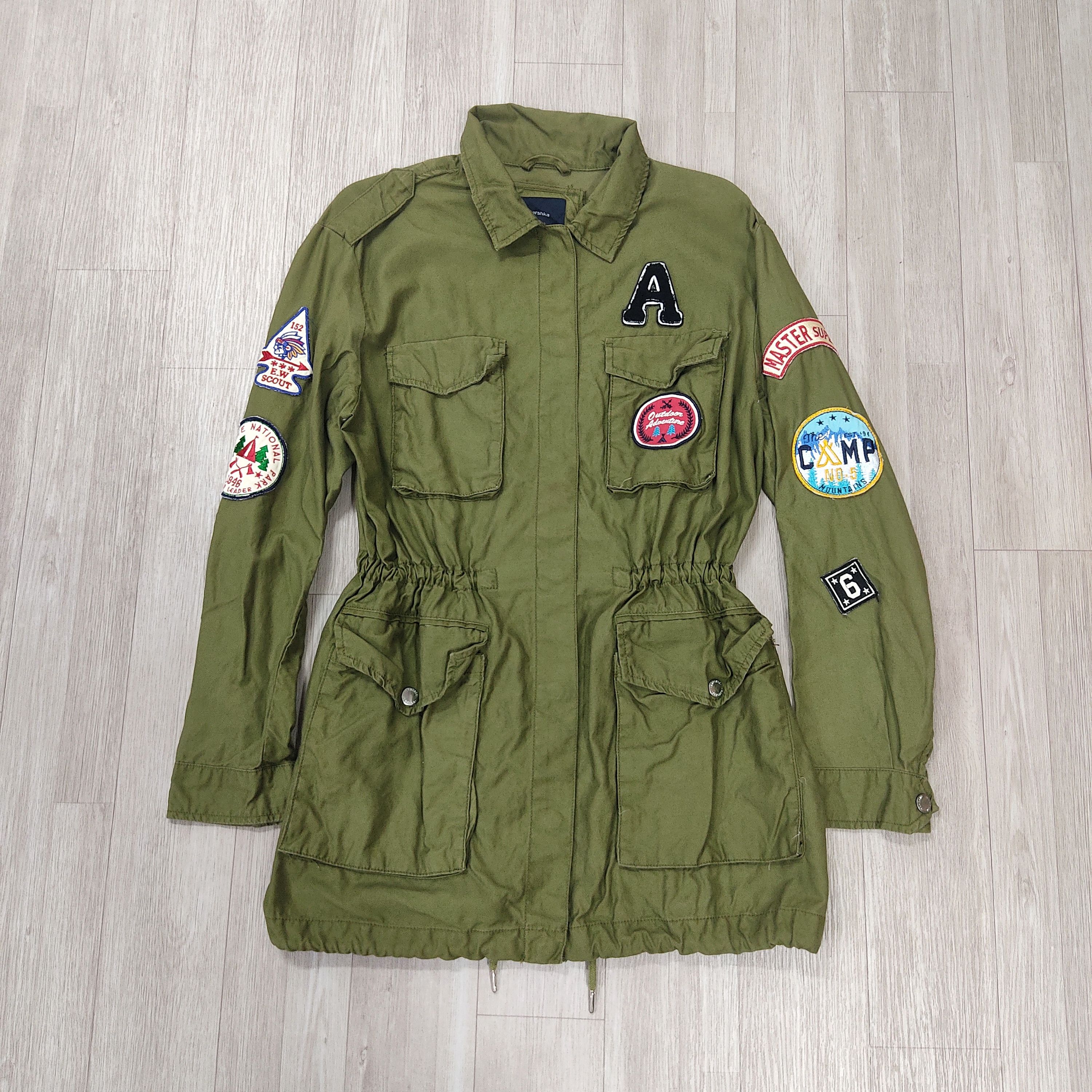 Bershka × Japanese Brand BERSHKA CAMP 5 Mountas Patched Utility Parka Jacket Size L / US 10 / IT 46 - 3 Thumbnail
