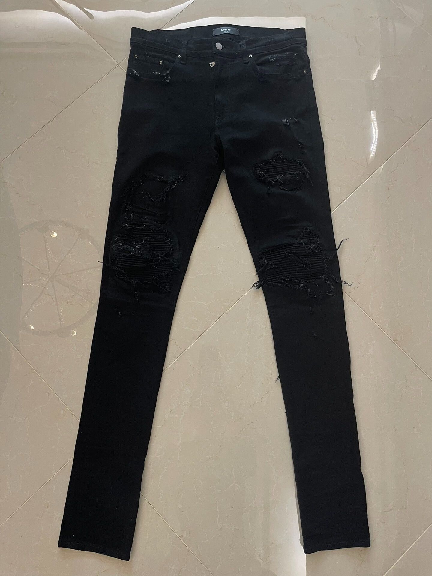 Amiri Amiri MX1 Patchwork Jeans Size US 32 / EU 48 - 1 Thumbnail