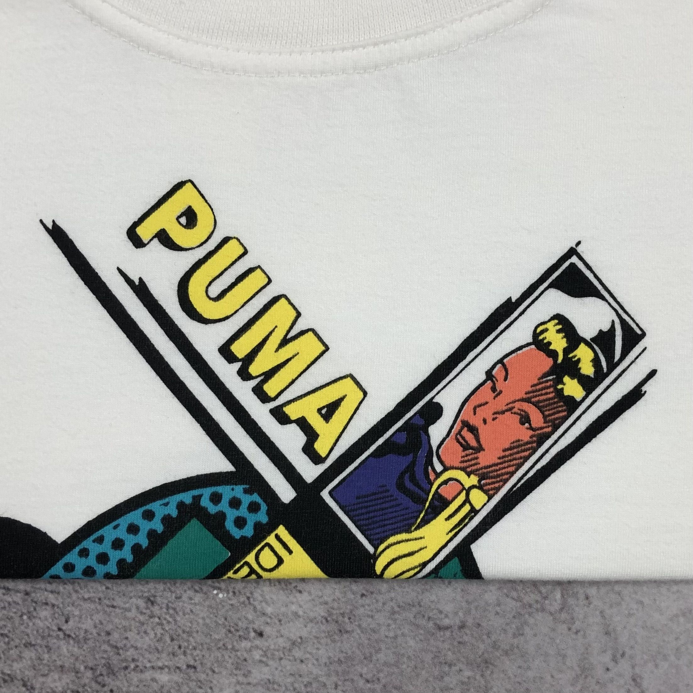 Puma Vintage 90s Puma Identity Design Abstract Art Tee Size US L / EU 52-54 / 3 - 5 Thumbnail