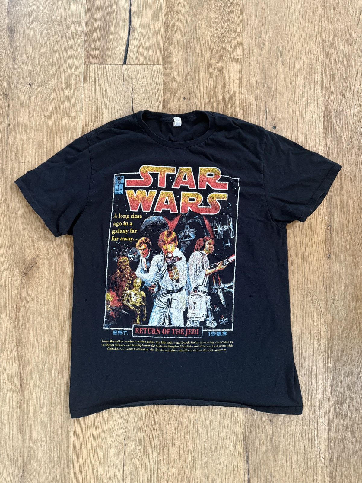 Vintage Vintage Star Wars Tee Size US M / EU 48-50 / 2 - 1 Thumbnail