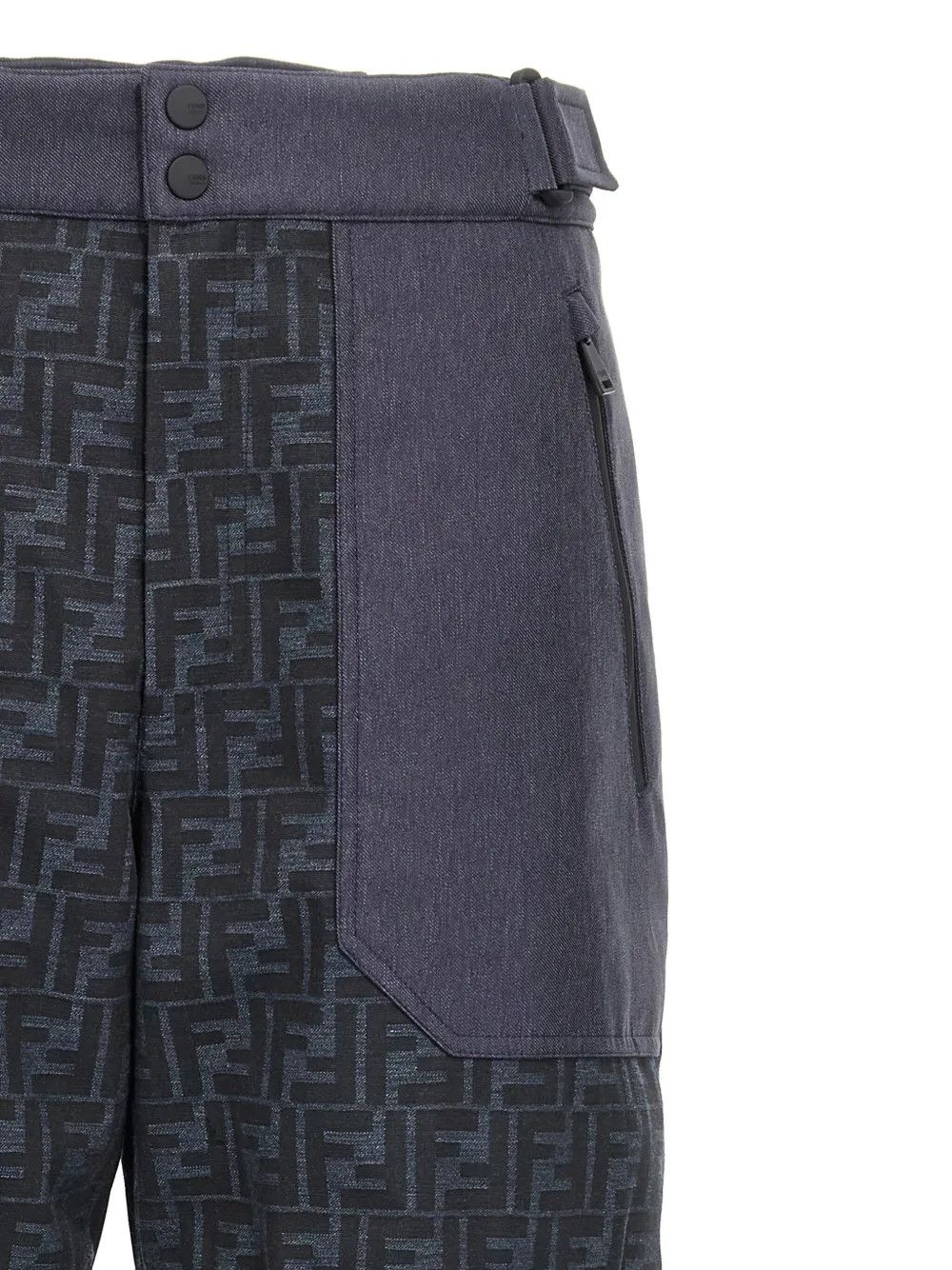 Fendi o1B3y1r0526 Jogger & Sweatpant in Blue/Black Size US 30 / EU 46 - 3 Thumbnail