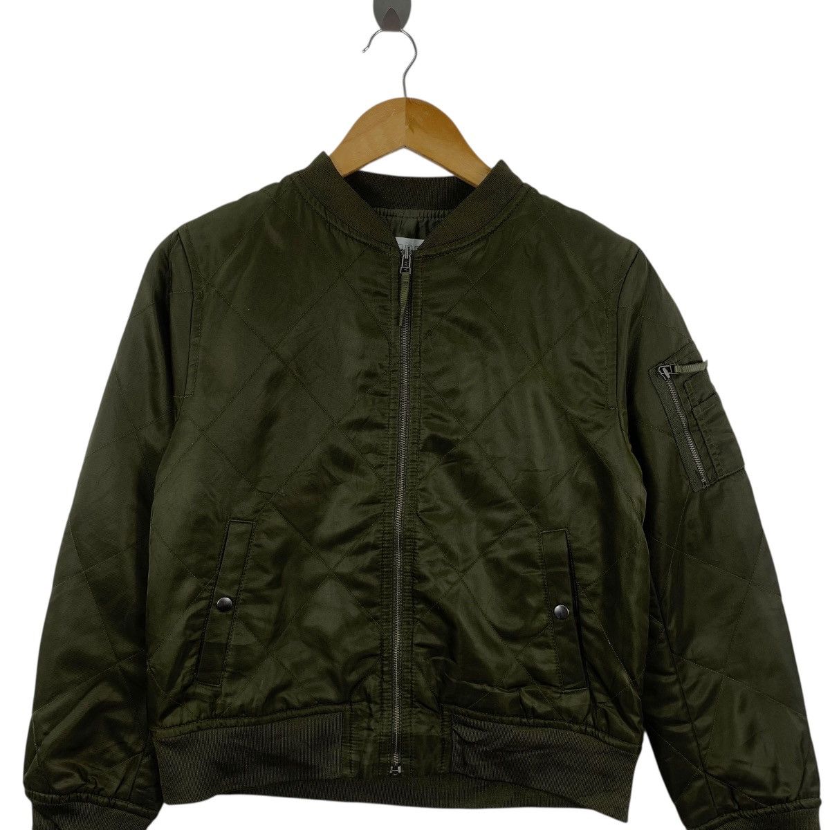 Vintage Vintage PLST JAPAN MA-1 Flight Bomber Quilted Jacket Outdoor Size L / US 10 / IT 46 - 4 Thumbnail