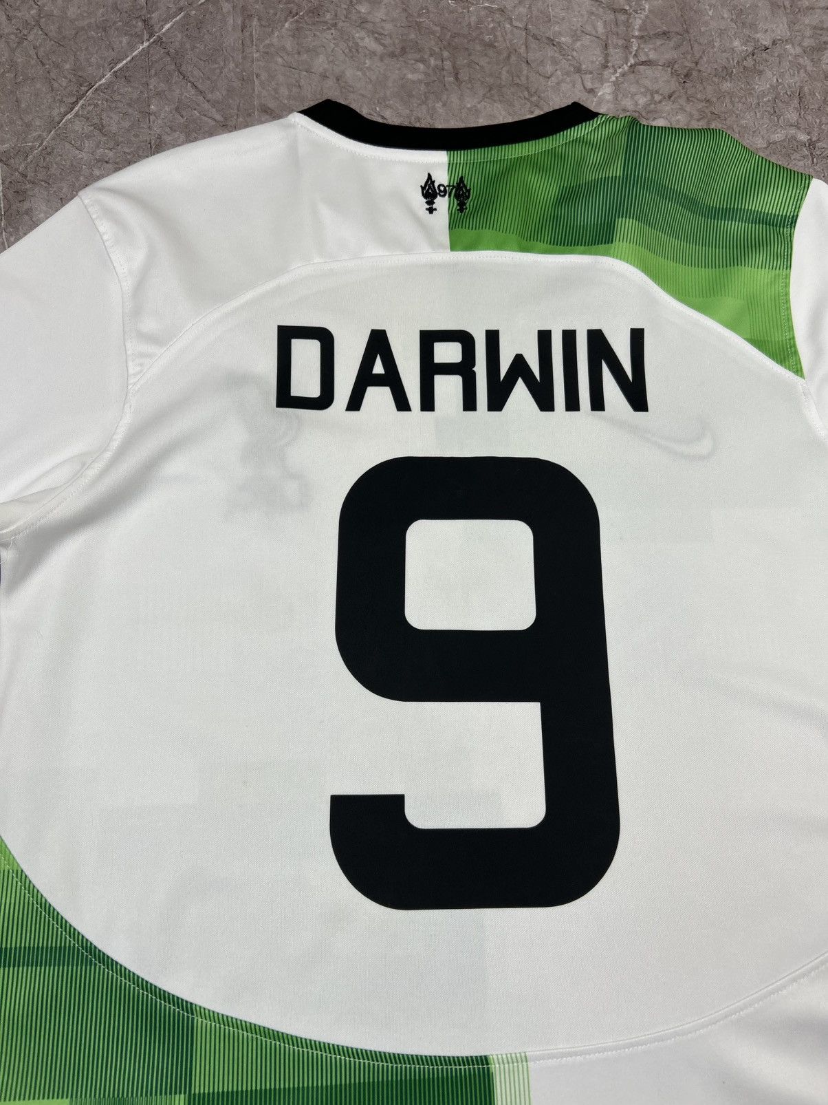 Nike LIVERPOOL NIKE 2023/2024 1 FOOTBALL THIRD JERSEY #9 DARWIN Size US S / EU 44-46 / 1 - 4 Thumbnail