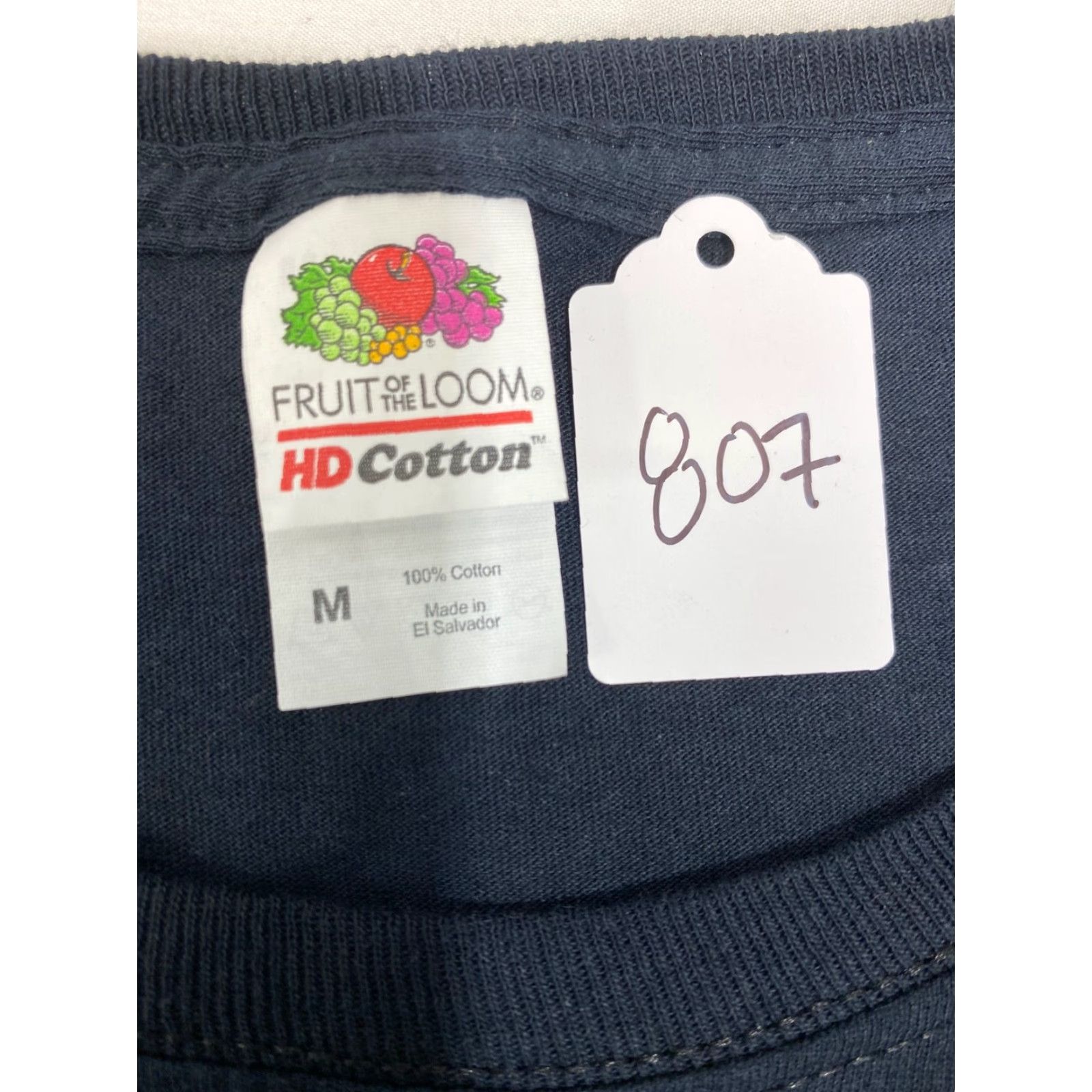Fruit Of The Loom Fruit Of The Loom T-Shirt Cycologist 807 100% Cotton Blue M Crew Neck Short Sleeve Men Vintage No Size US M / EU 48-50 / 2 - 2 Thumbnail