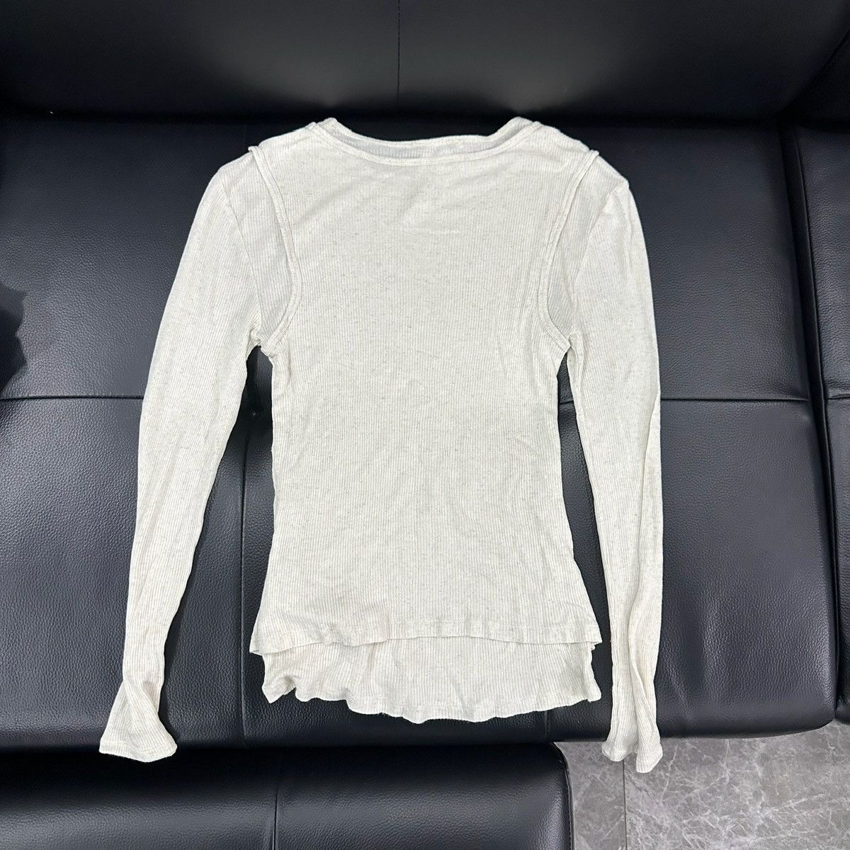 Acne Studios Acne Studios Money Chest Layered Long Sleeve Top Size US XXS / EU 40 - 2 Thumbnail