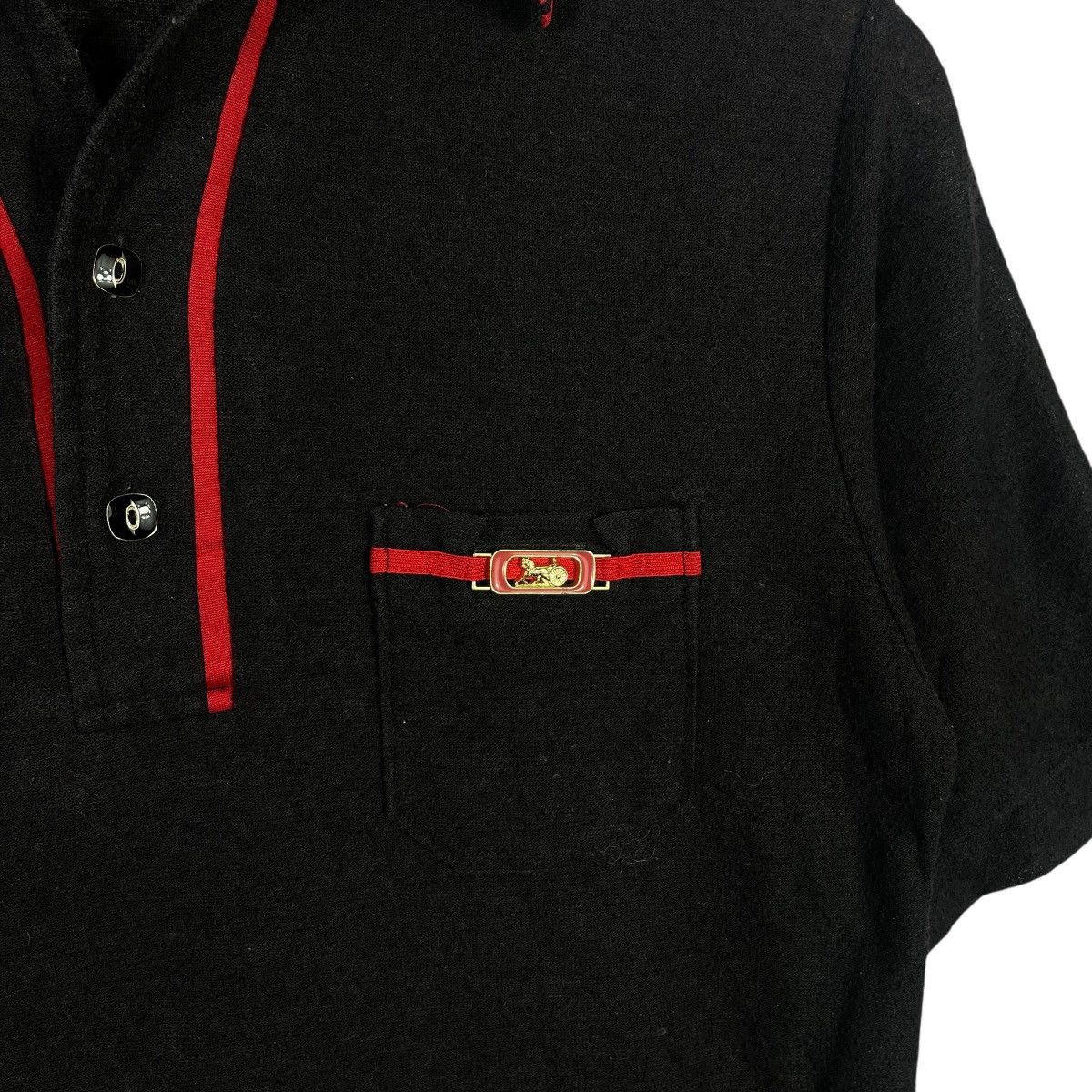 Vintage Astec Live Contrast Trim Polo Shirt | Japanese Streetwear Size US L / EU 52-54 / 3 - 5 Thumbnail