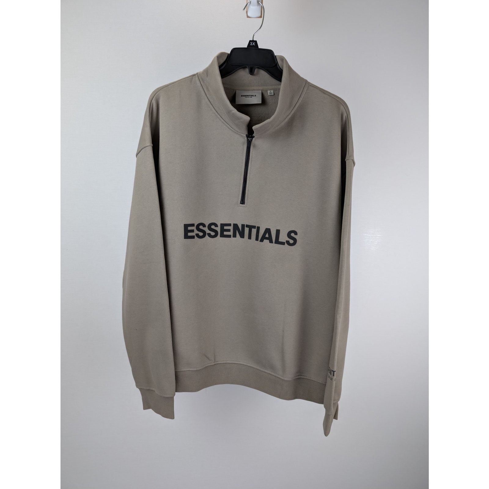 Essentials o1rshd1 Half Zipper Sweatshirt in Beige Size US L / EU 52-54 / 3 - 8 Thumbnail