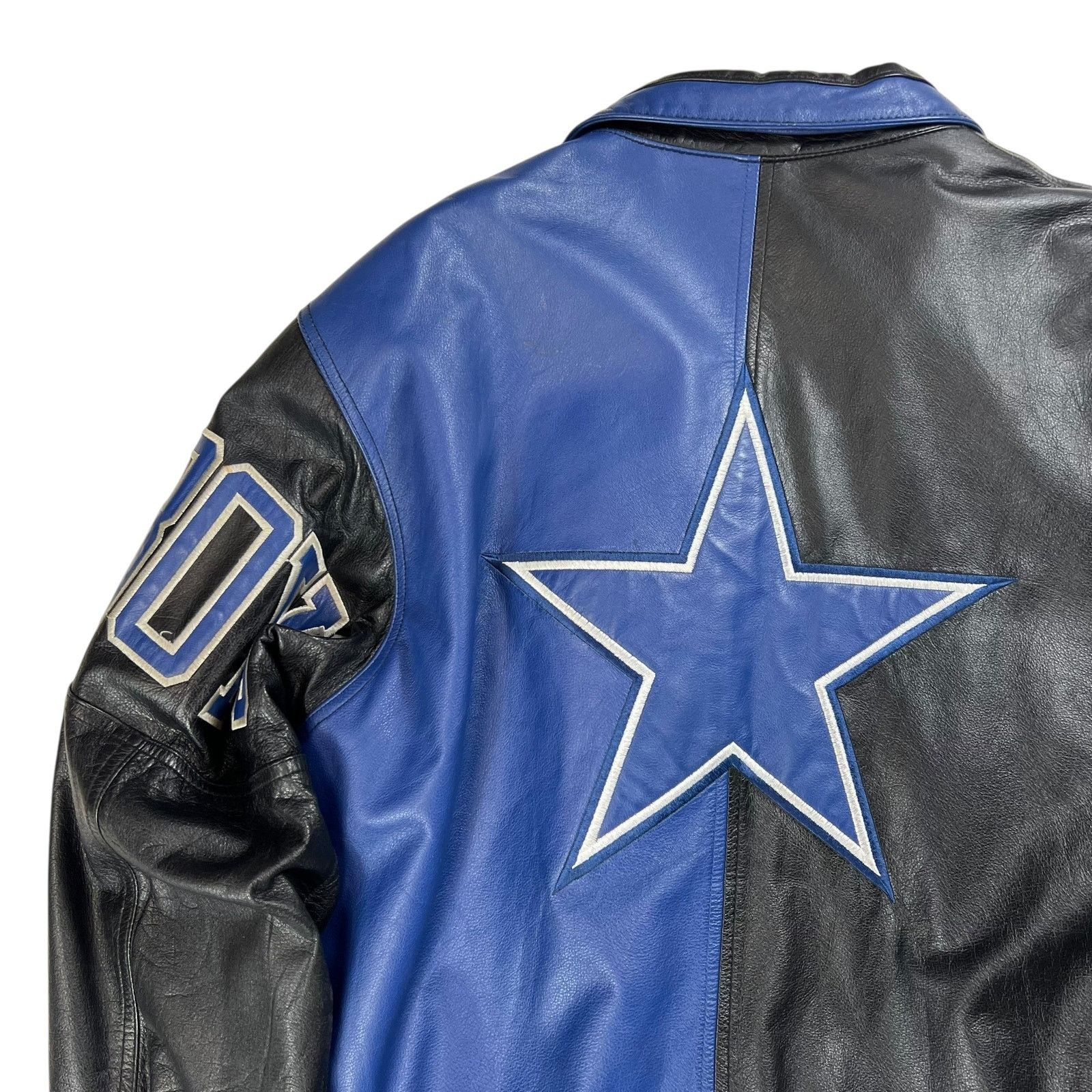 NFL × Starter × Vintage Vintage 90s Starter Dallas Cowboys leather jacket (M/L) Size US L / EU 52-54 / 3 - 7 Thumbnail