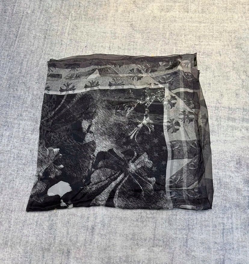 Chrome Hearts Chrome Hearts Print Silk scarf black Size ONE SIZE - 1 Thumbnail