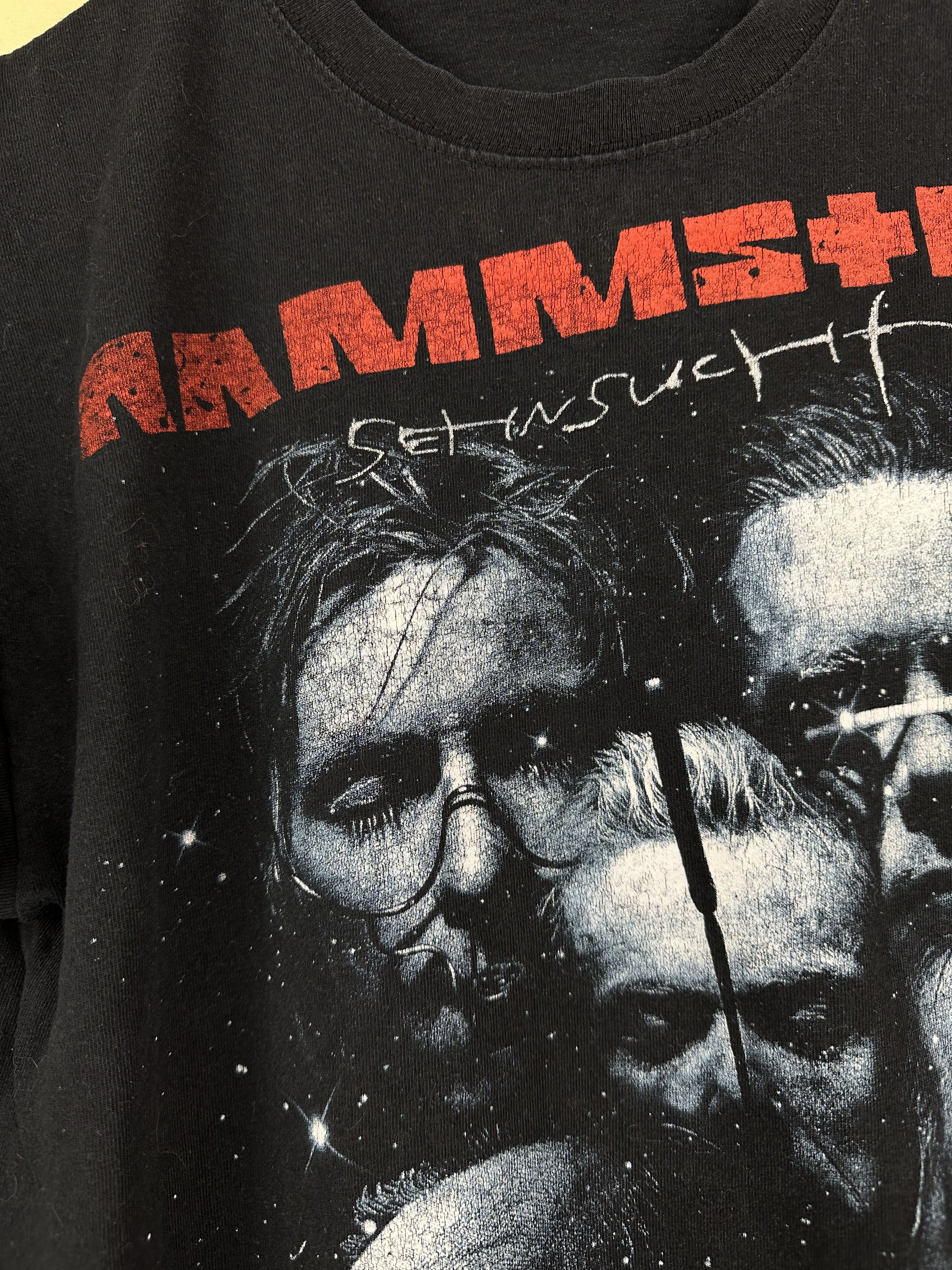 Band Tees × Vintage Vintage Rammstein Band Rare Shirt Tee Hype Jersey Size US L / EU 52-54 / 3 - 5 Thumbnail