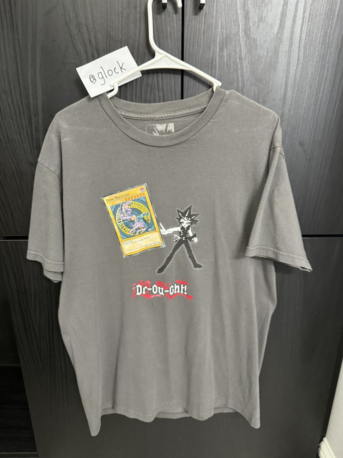 Japanese Brand Yu-Gi-Oh Drought Dark Magician Grey Tee Size Large Size US L / EU 52-54 / 3 - 10 Thumbnail