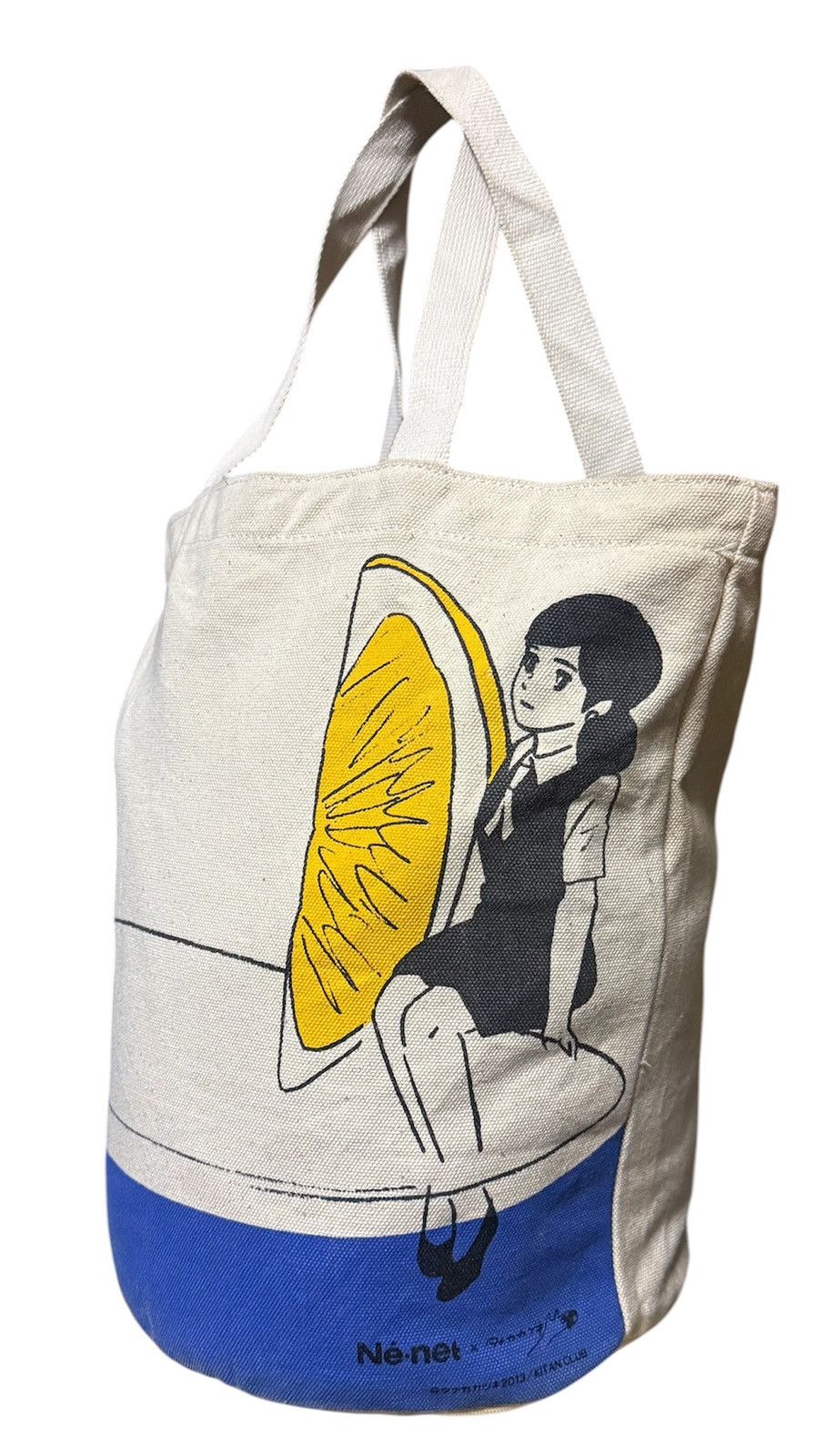 Issey Miyake Ne-net Totes Bag Canvas Collaboration Kitan Club From 2013 Size ONE SIZE - 3 Thumbnail