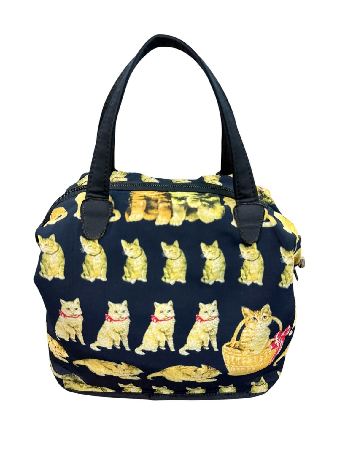 Versace Jeans Couture RARE VINTAGE VERSACE 90s REALIZZATO ALL ABOUT CATS HANDBAG Size ONE SIZE - 11 Thumbnail