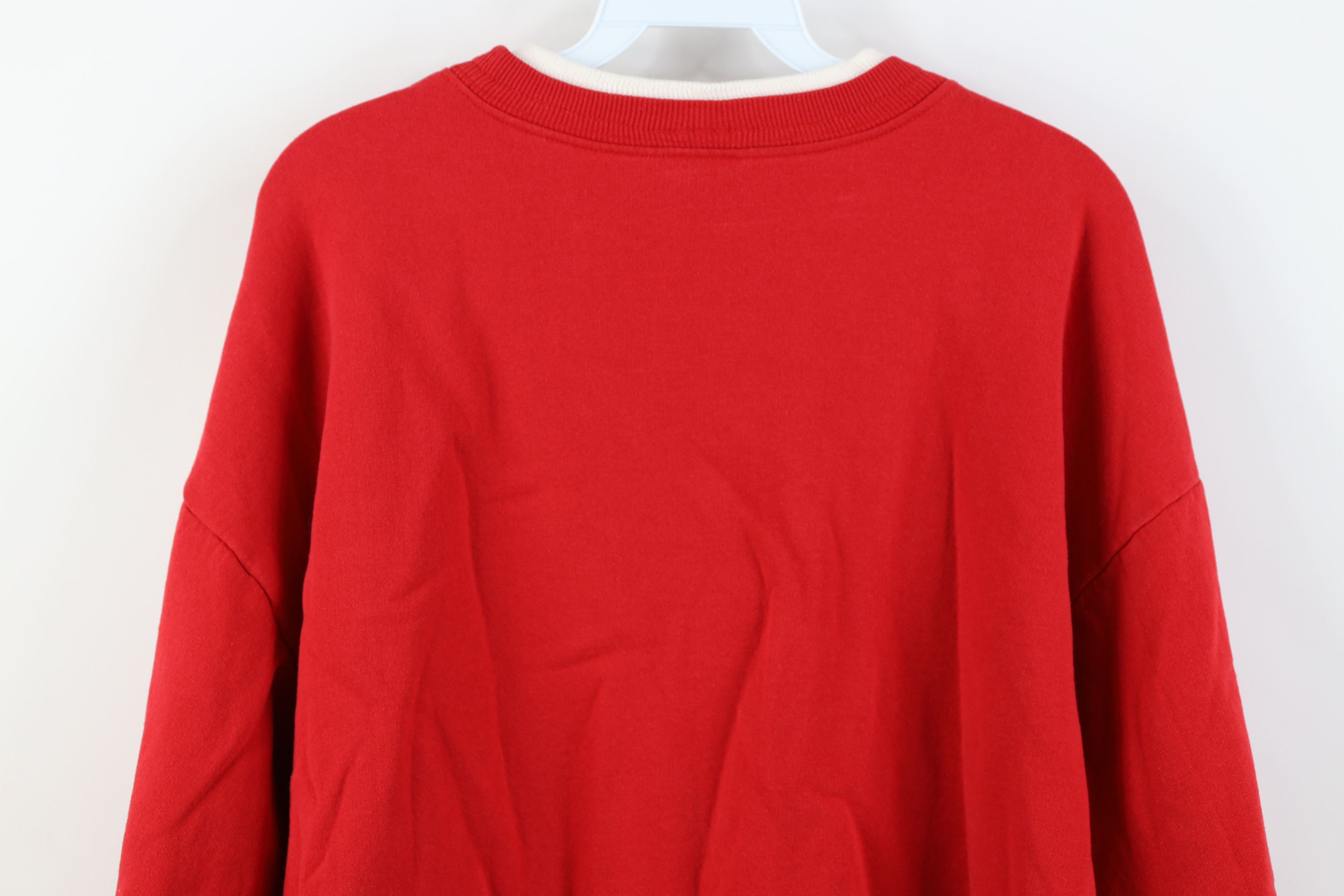 Vintage Vintage 90s Let It Snow Somewhere Else Cat Kitten Sweatshirt Size L / US 10 / IT 46 - 12 Thumbnail
