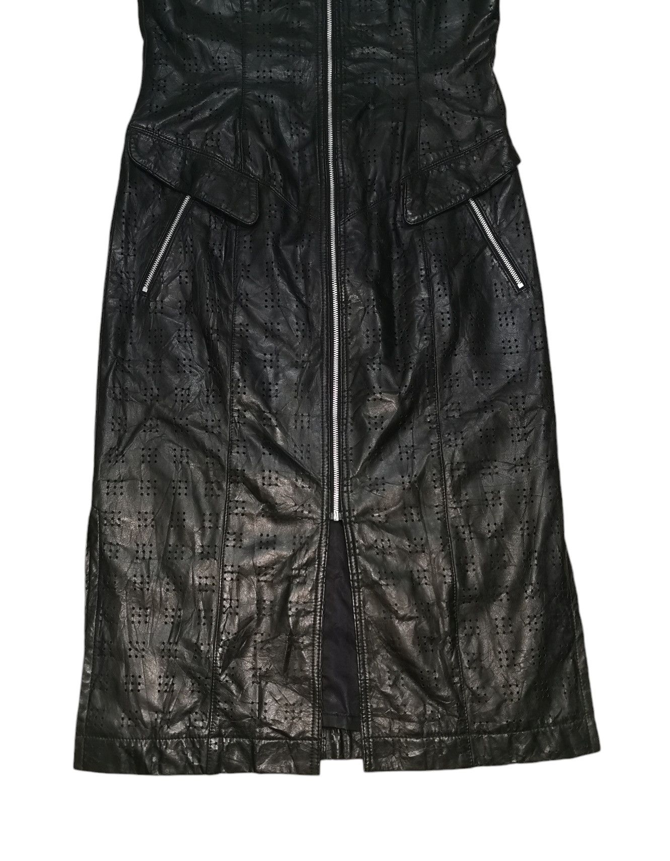 Designer × Japanese Brand × Leather Cizenne Leather Dress Size XS / US 0-2 / IT 36-38 - 6 Thumbnail