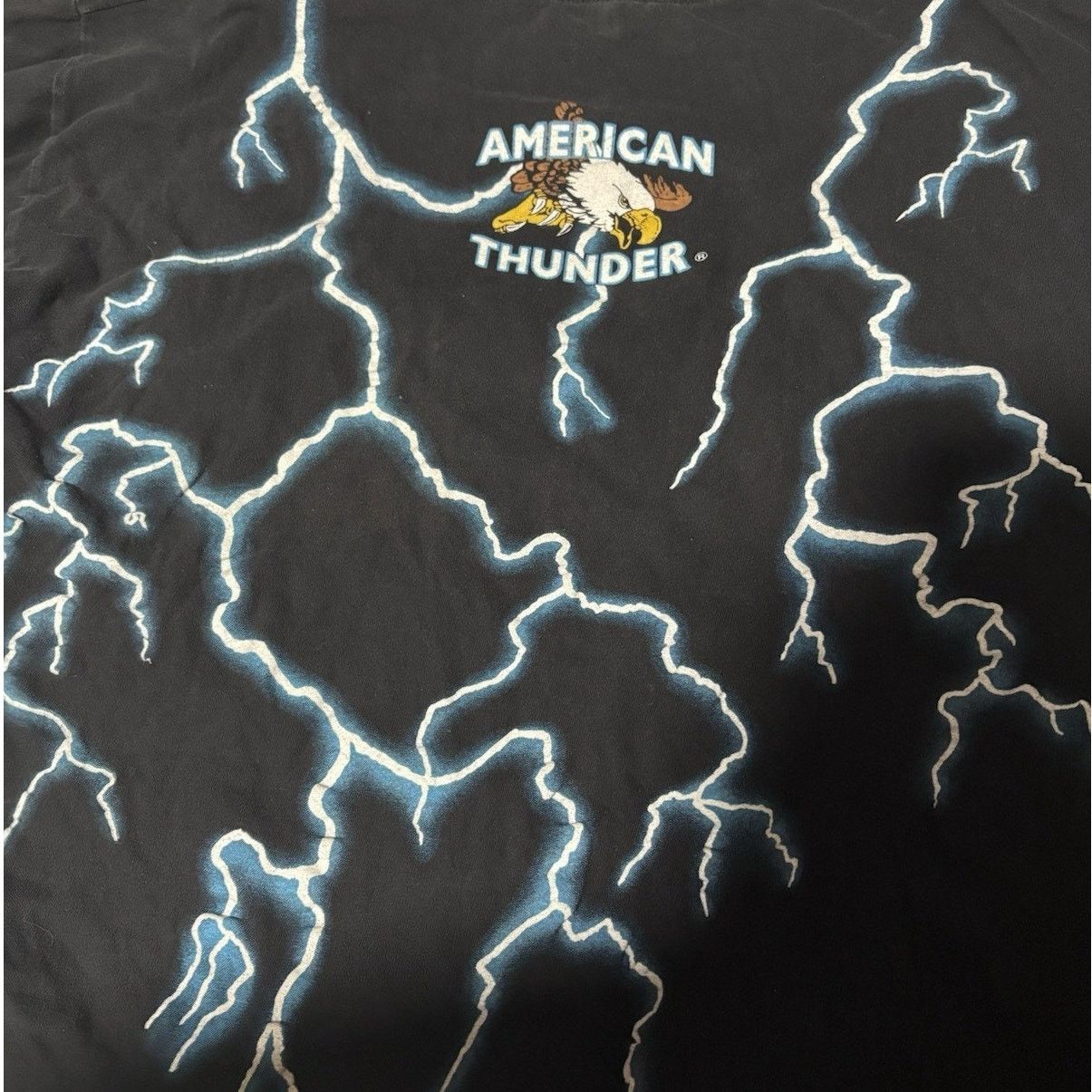Vintage Vintage American Thunder Native Design XXL Rare Faded Boxy Size US XXL / EU 58 / 5 - 3 Thumbnail