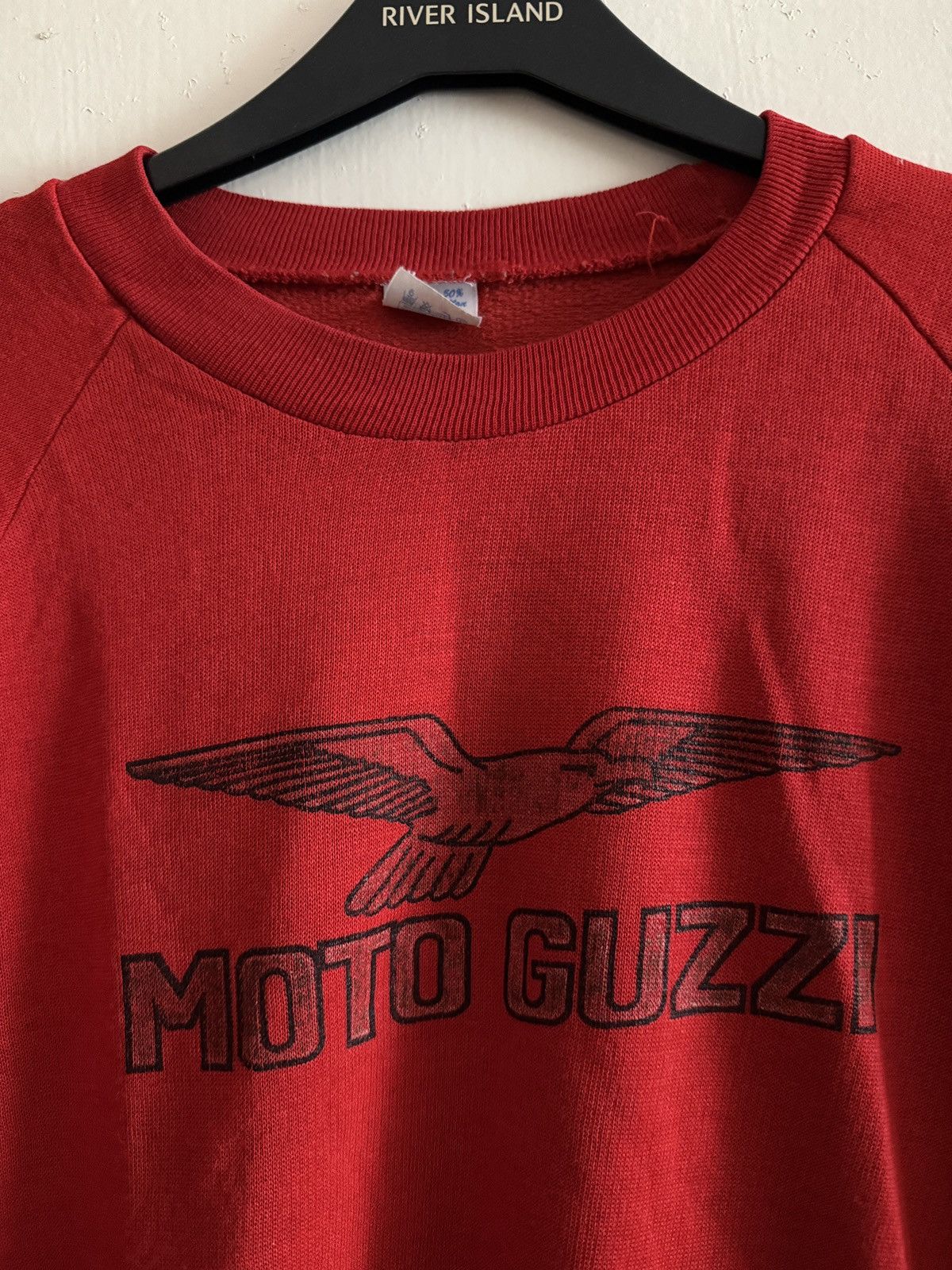 Other Vintage Moto Guzzi Crewneck Sweatshirt Leather Elbow Patches Size US M / EU 48-50 / 2 - 6 Thumbnail