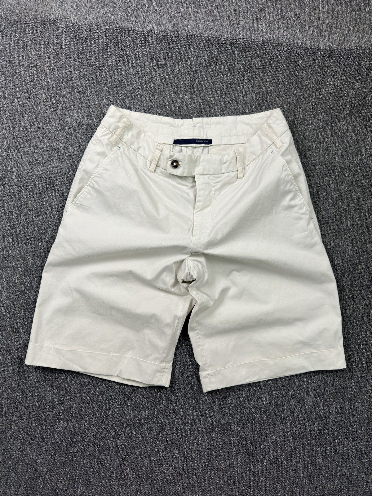 Other Mabitex Germent Dyed Chino White Cotton Shorts Size US 30 / EU 46 - 1 Thumbnail