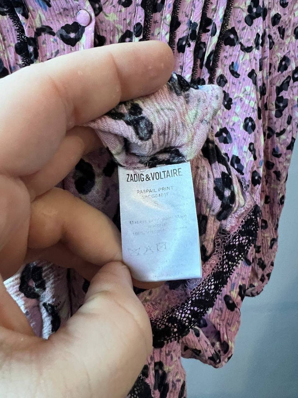 Zadig & Voltaire ZADIG&VOLTAIRE RASPAIL PRINT PINK FLOWERS ART DRESS SIZE S Size S / US 4 / IT 40 - 10 Thumbnail