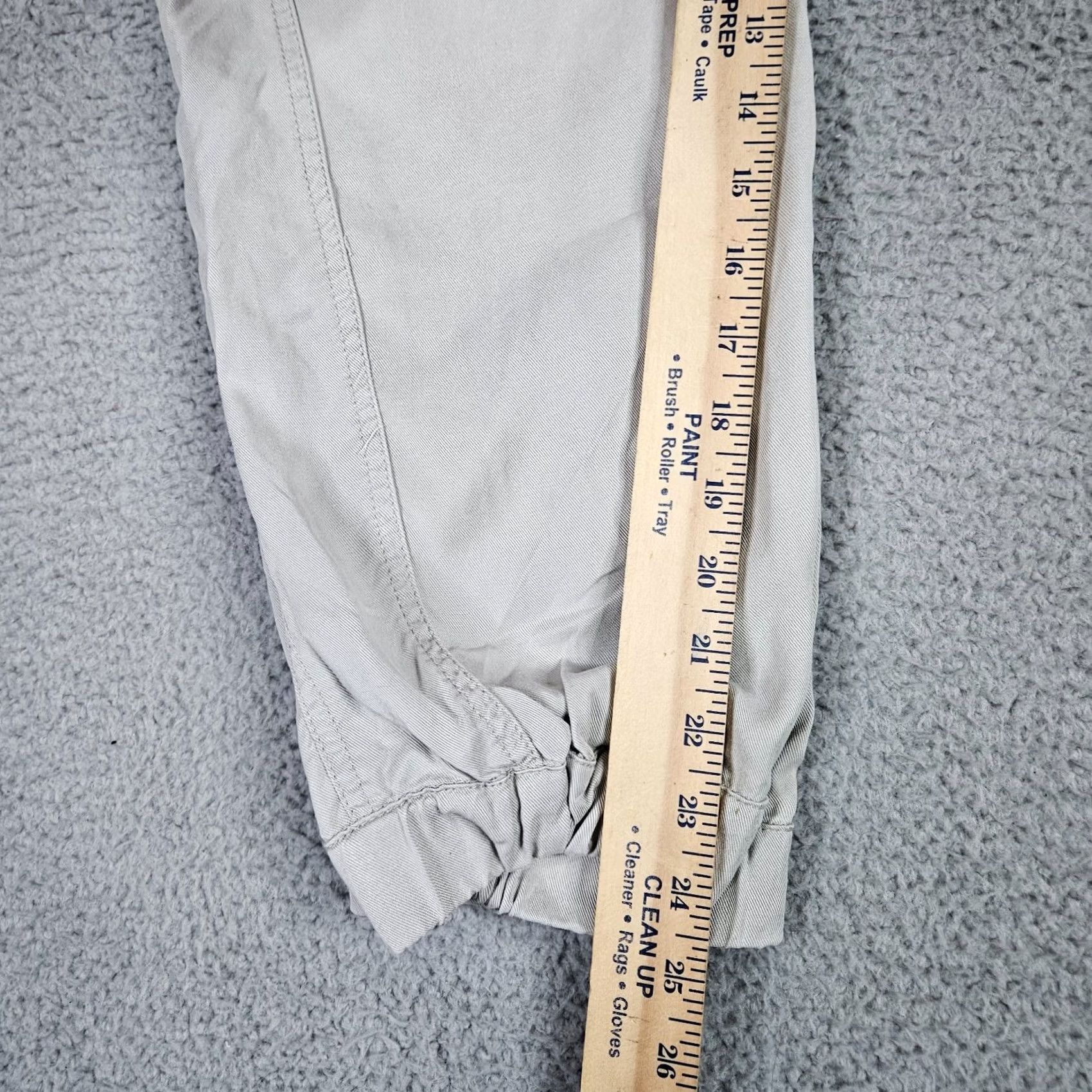 Vintage Hei Hei Women's Pants Jogger Tapered Pockets Studded Light Gray L Regular Inseam 24.5 in Size L Gray Mens Womens Girls Boys Size 36" / US 14 / IT 50 - 6 Thumbnail