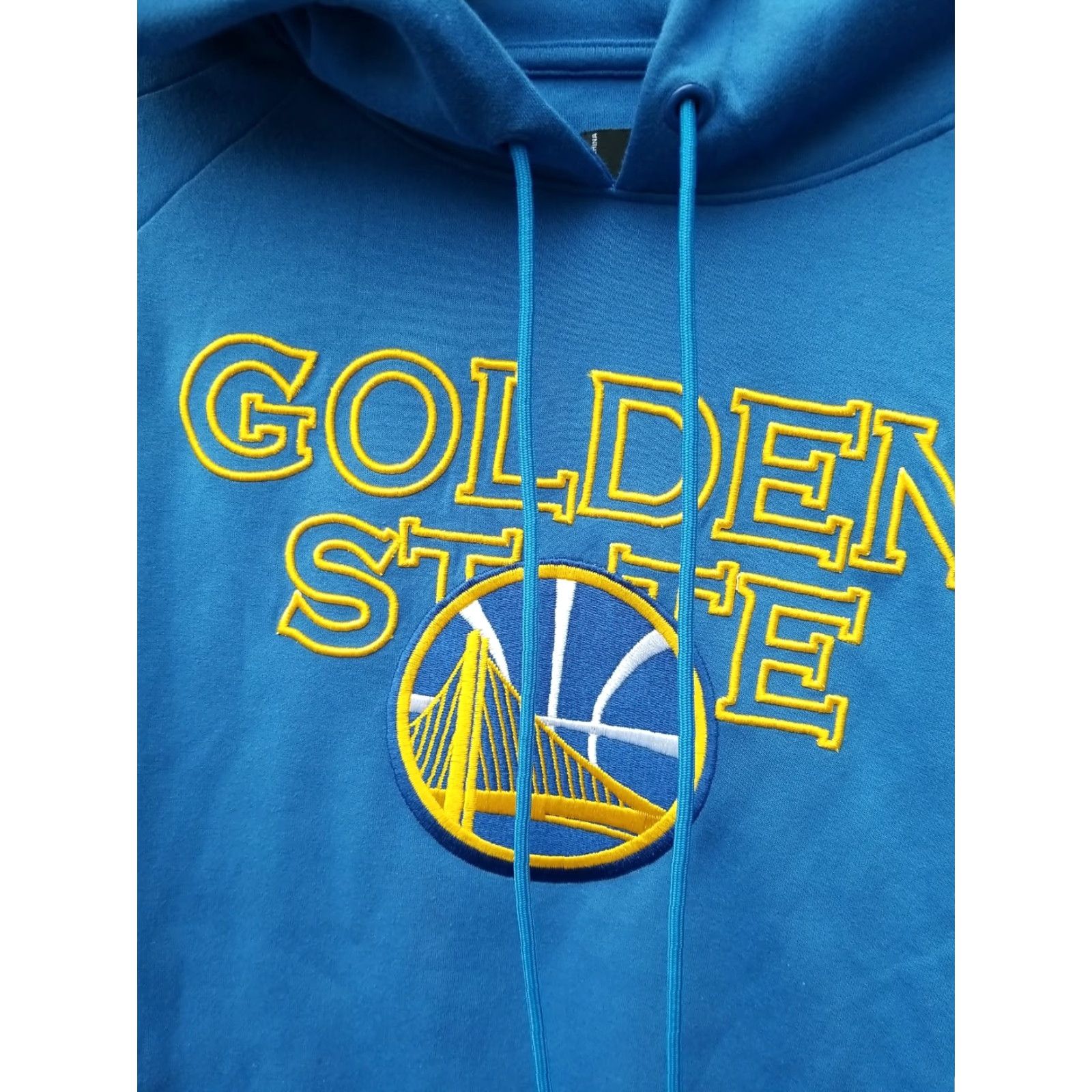 Pro Standard Pro Standard Hoodie Mens L BLUE mixed Golden State NBA 100% Cotton Drawstring Long Sleeve Regular size Blue hoodie Size US L / EU 52-54 / 3 - 3 Thumbnail