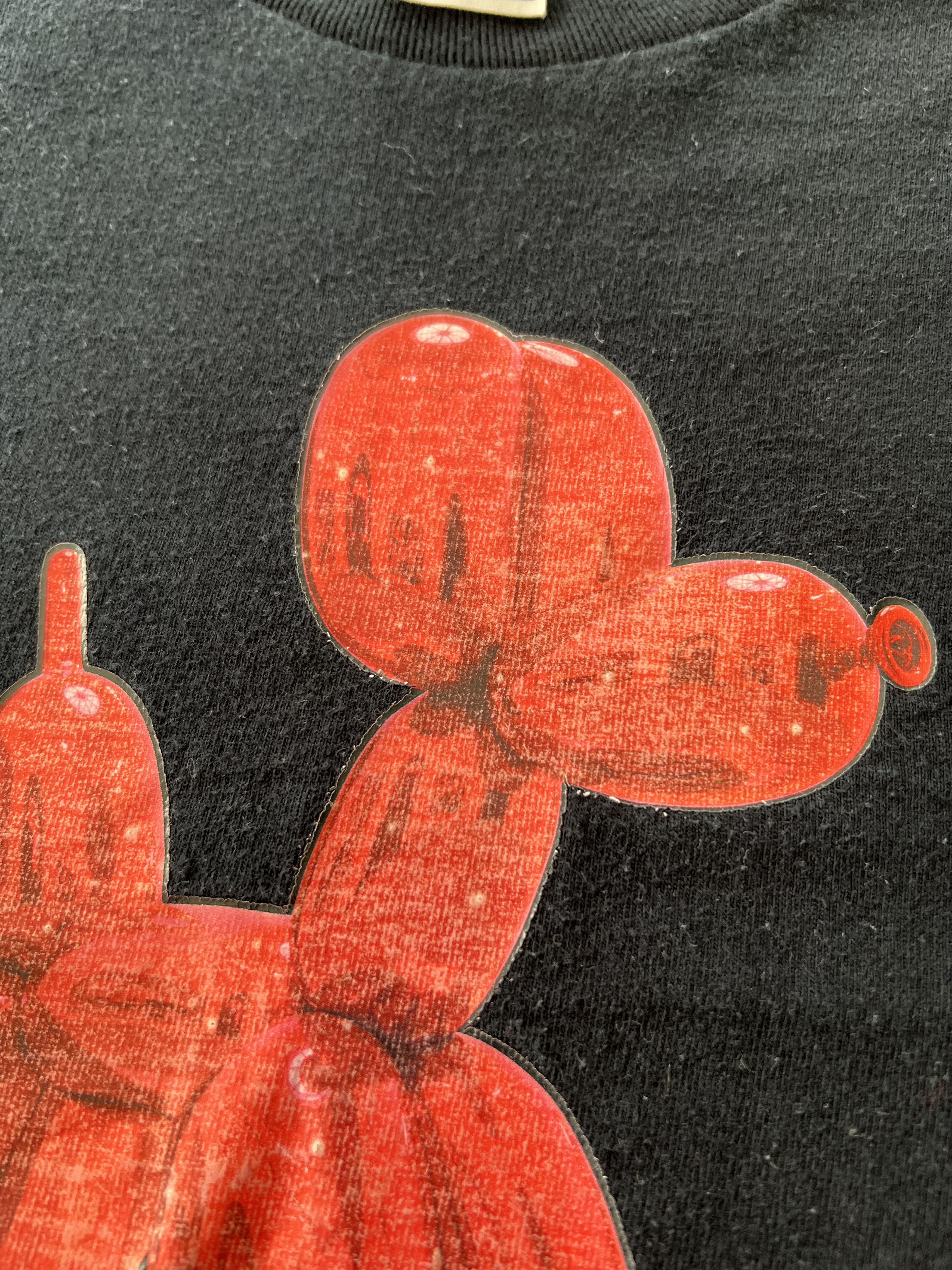 Arts & Science Vintage 2003 Jeff Koons Balloon Dog Art Black T-shirt Size US S / EU 44-46 / 1 - 6 Thumbnail
