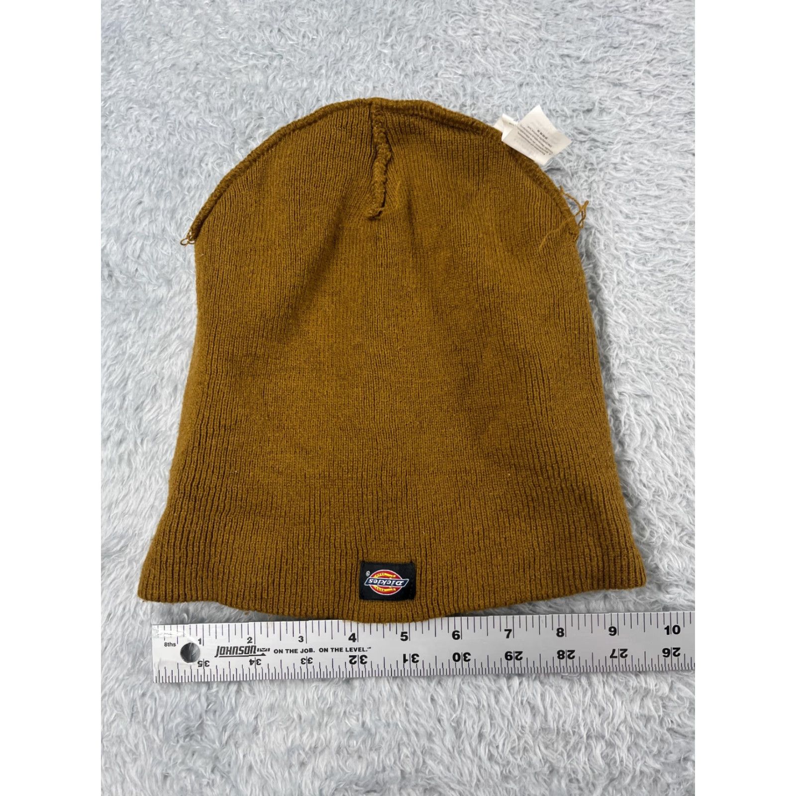 Dickies Dickies Beanie KnIT Beanie One Size Brown 100% Acrylic Knit Unisex Adults Winter Ski Outdoor Logo Beanie Mens Womens Boys Girls Size ONE SIZE - 5 Thumbnail