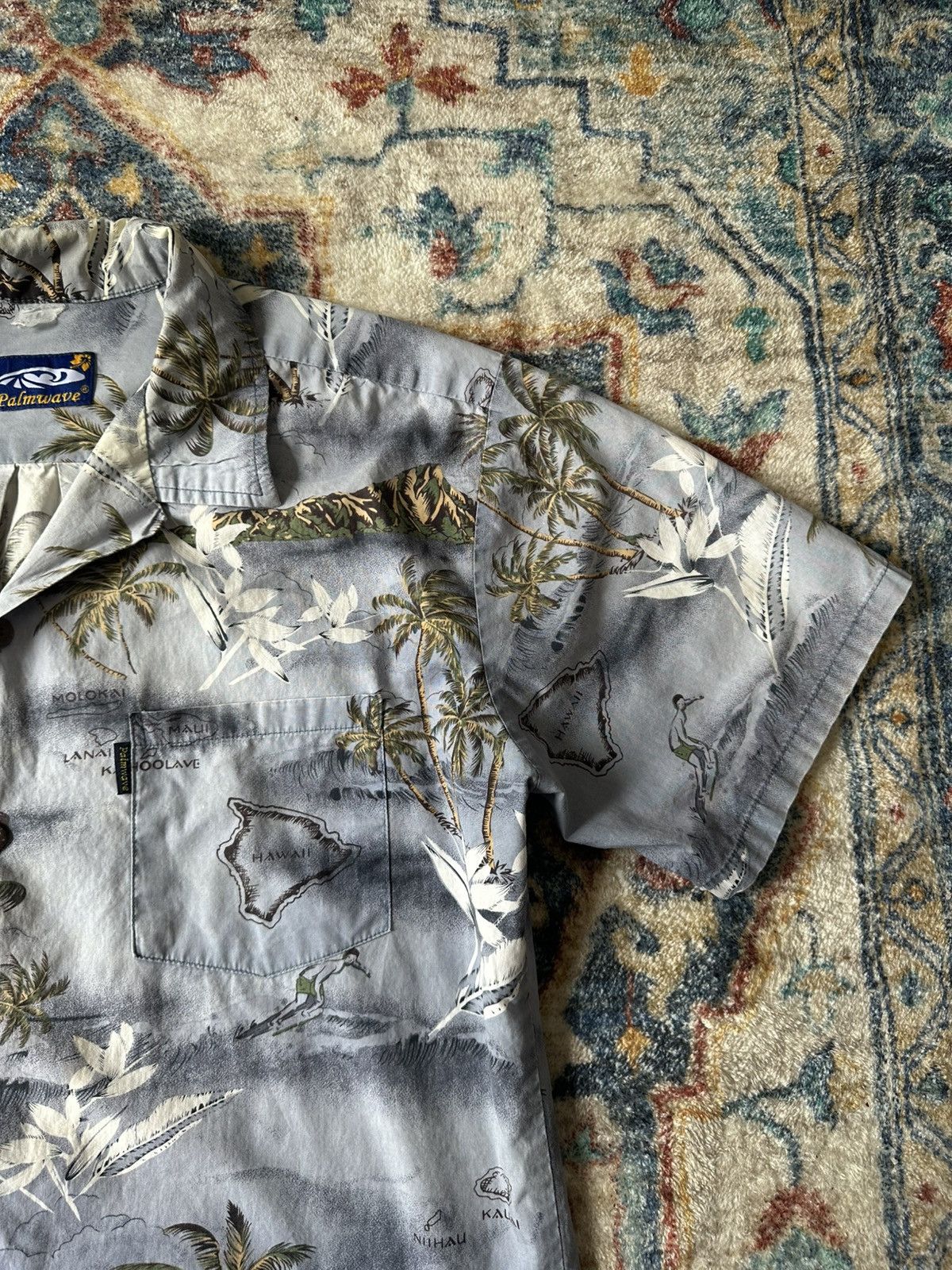 Vintage Vintage Hawaii Surf Button-up Shirt Large Size US L / EU 52-54 / 3 - 5 Thumbnail