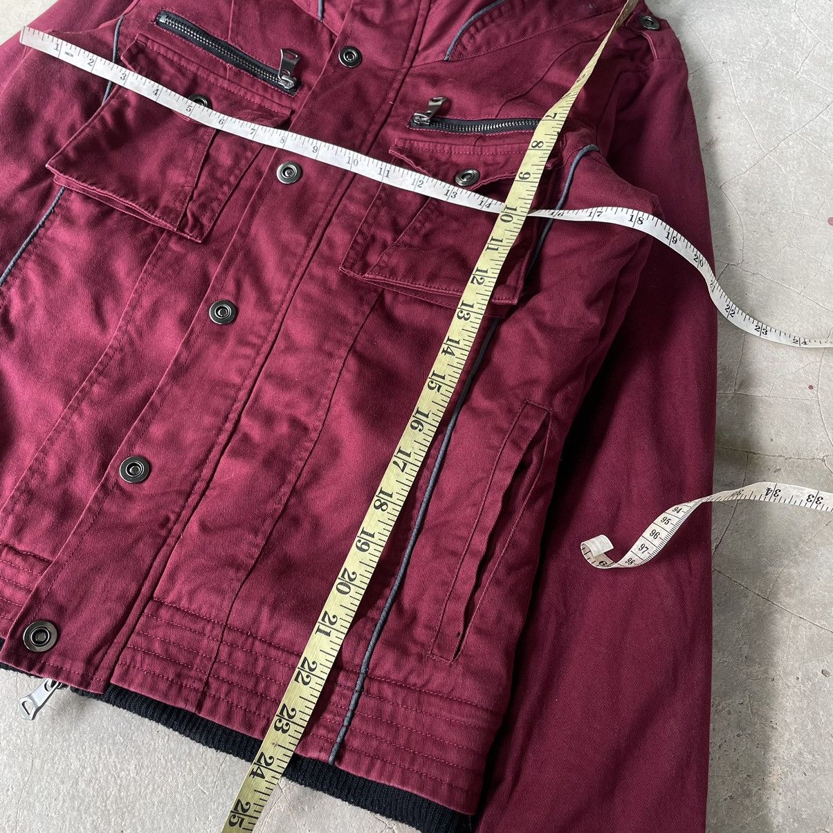 14th Addiction 🇯🇵 TESS BONO MULTIPOCKET GOTHIC PUNK LGB GOA INSPIRED JACKET Size US S / EU 44-46 / 1 - 8 Thumbnail