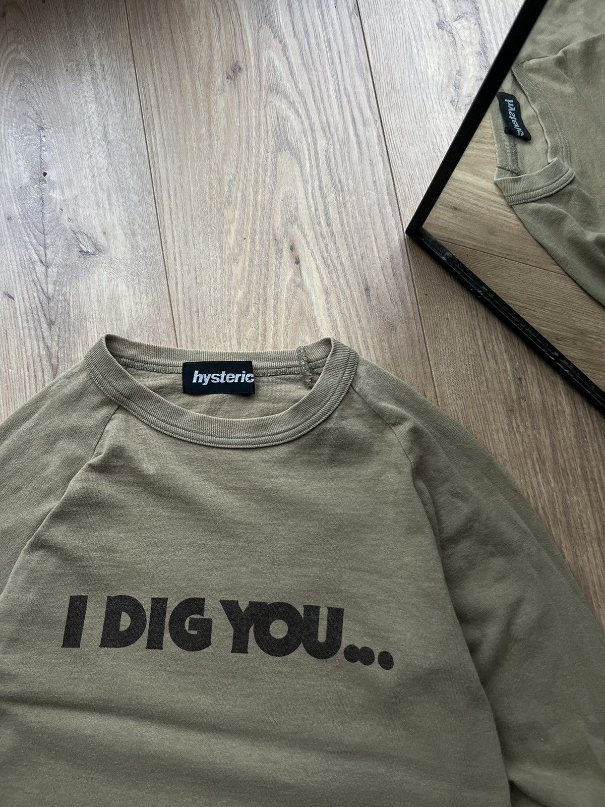 Hysteric Glamour 00’s HYSTERIC GLAMOUR I DIG YOU LONGSLEEVE Y2K RARE Size US M / EU 48-50 / 2 - 4 Thumbnail