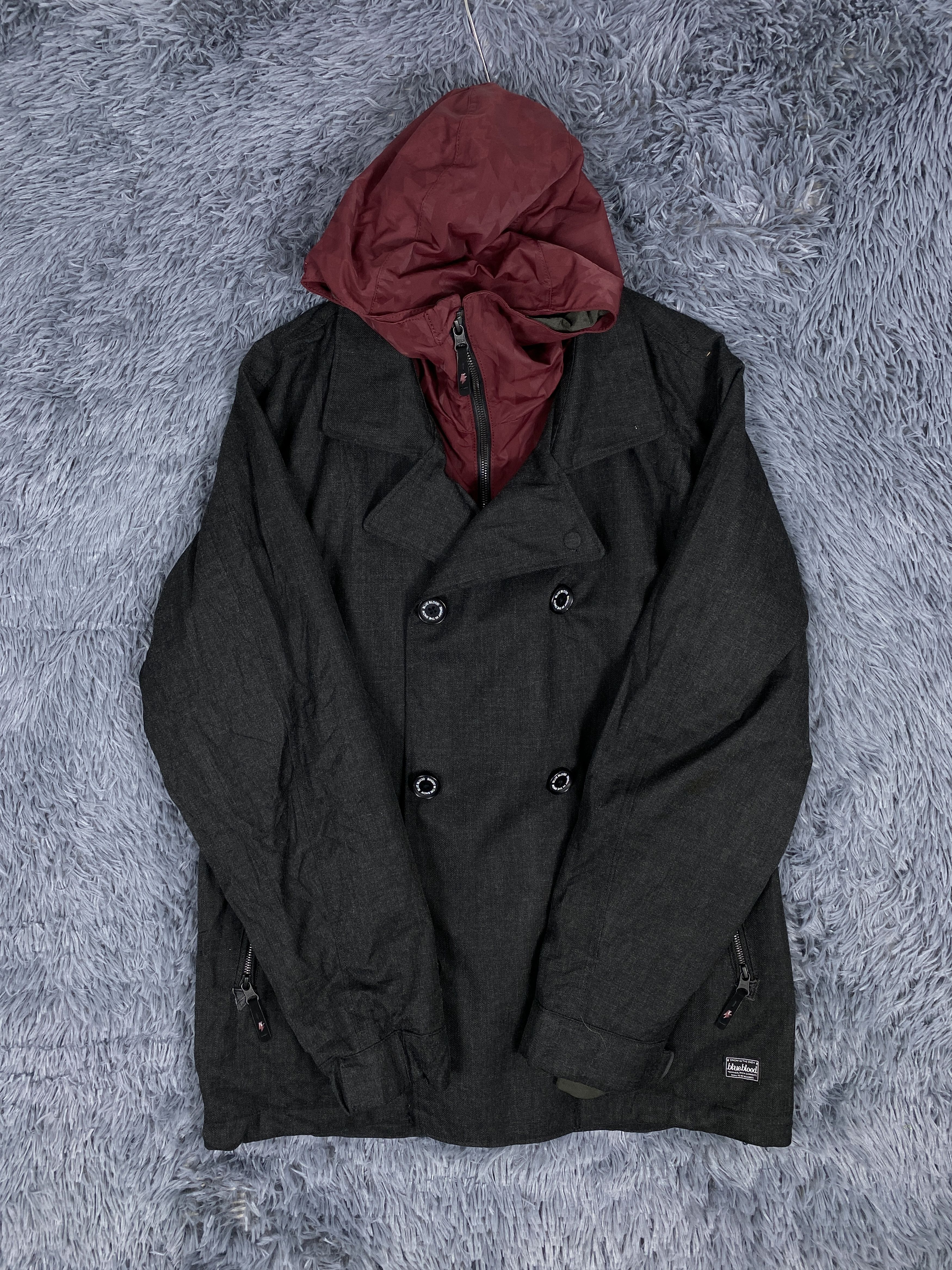 Blue Blood Vintage Blue Blood Hoodie ZIp Up Jacket Size US L / EU 52-54 / 3 - 5 Thumbnail