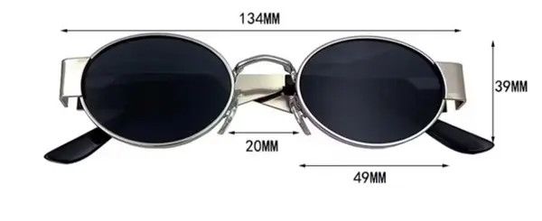 Designer × Vintage Vintage round frame sunglasses Size ONE SIZE - 2 Thumbnail