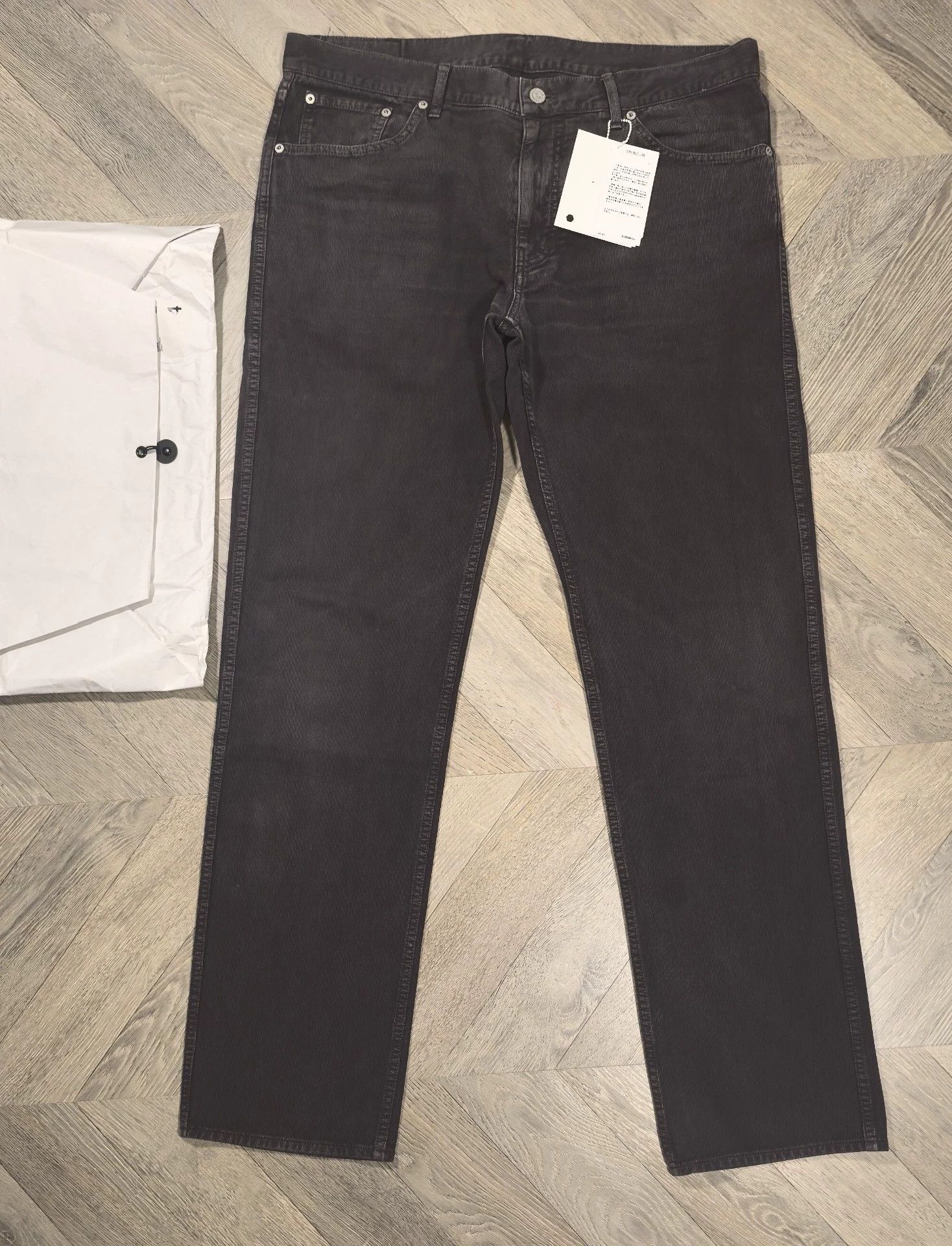 Visvim VISVIM FLUXUS 03 Washed Pique Straight Black Pants Size US 36 / EU 52 - 1 Thumbnail