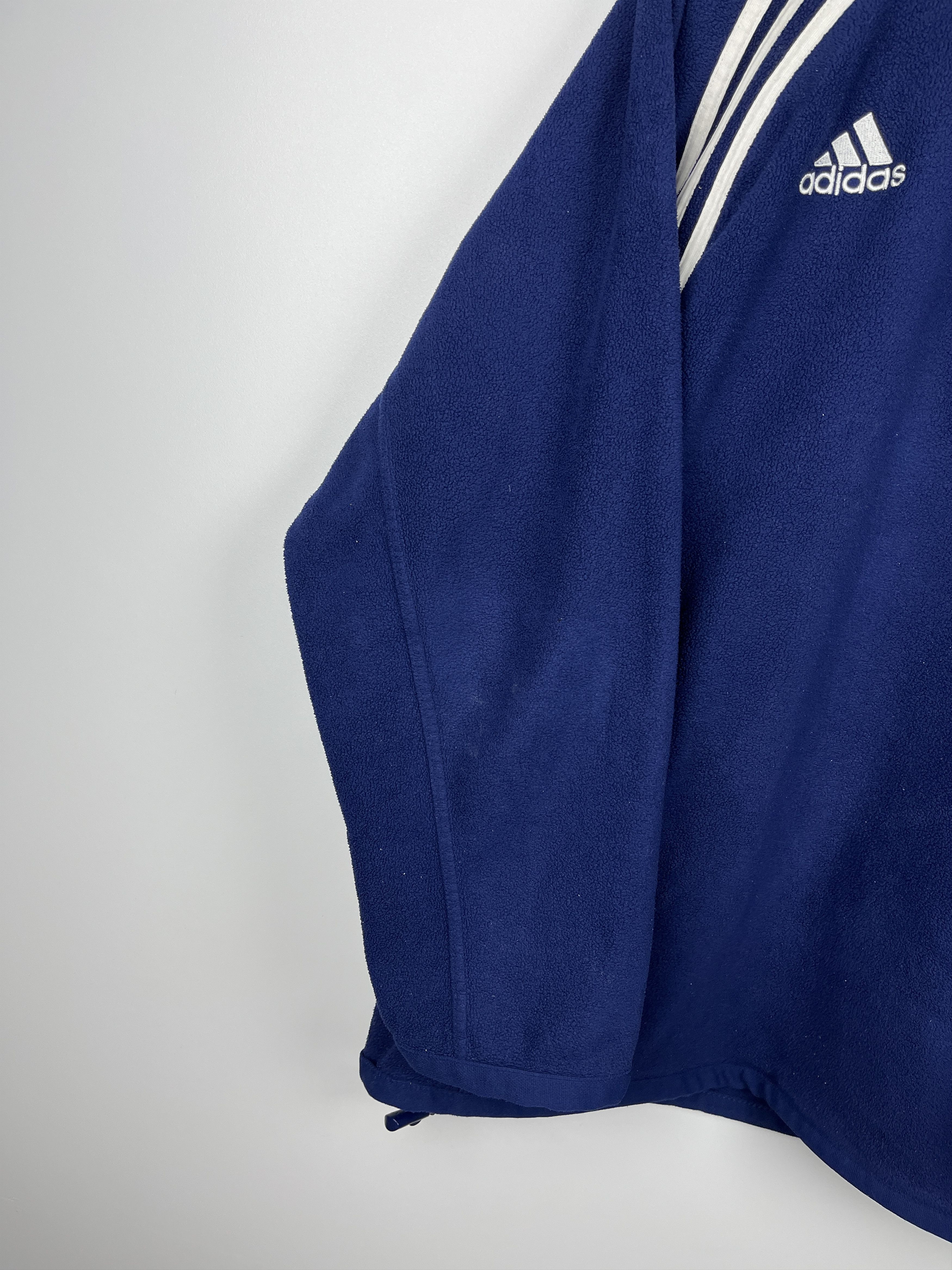 Adidas 00's Adidas Climacool Stripes Vintage Fleece Sweater Size US L / EU 52-54 / 3 - 9 Thumbnail