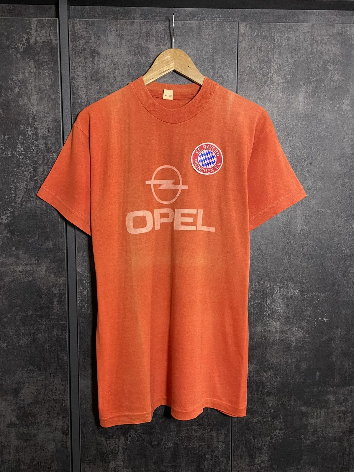 Vintage Vintage 1989 - 91 Bayern Munchen Jersey 80s Opel Adidas Tee Size US L / EU 52-54 / 3 - 1 Thumbnail