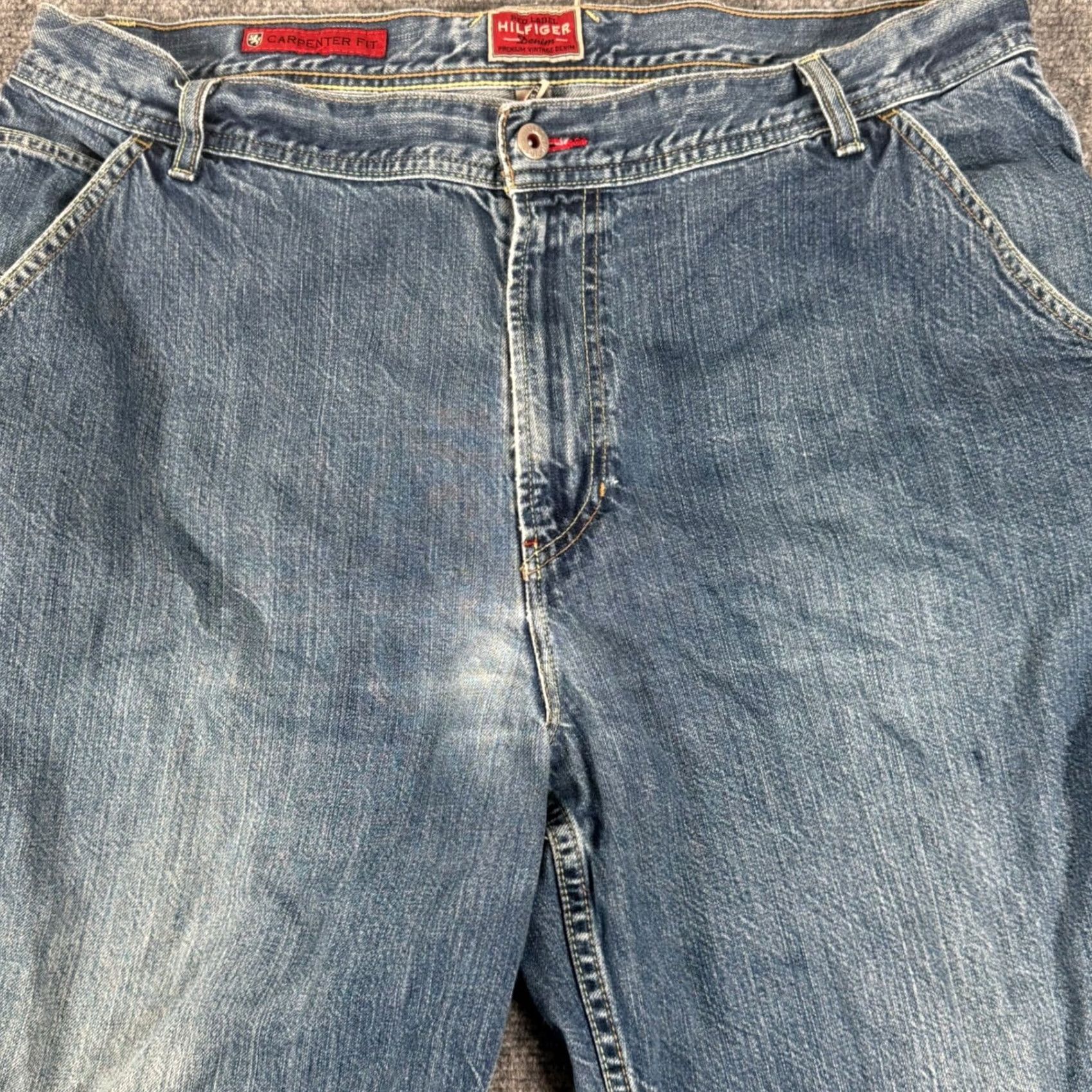 Tommy Hilfiger Tommy Hilfiger Carpenter Jeans Denim Workwear Utility Pants 36 Y2K Retro VTG Mens Blue Jeans Relaxed Fit Carpenter Shirt? Size US 36 / EU 52 - 2 Thumbnail